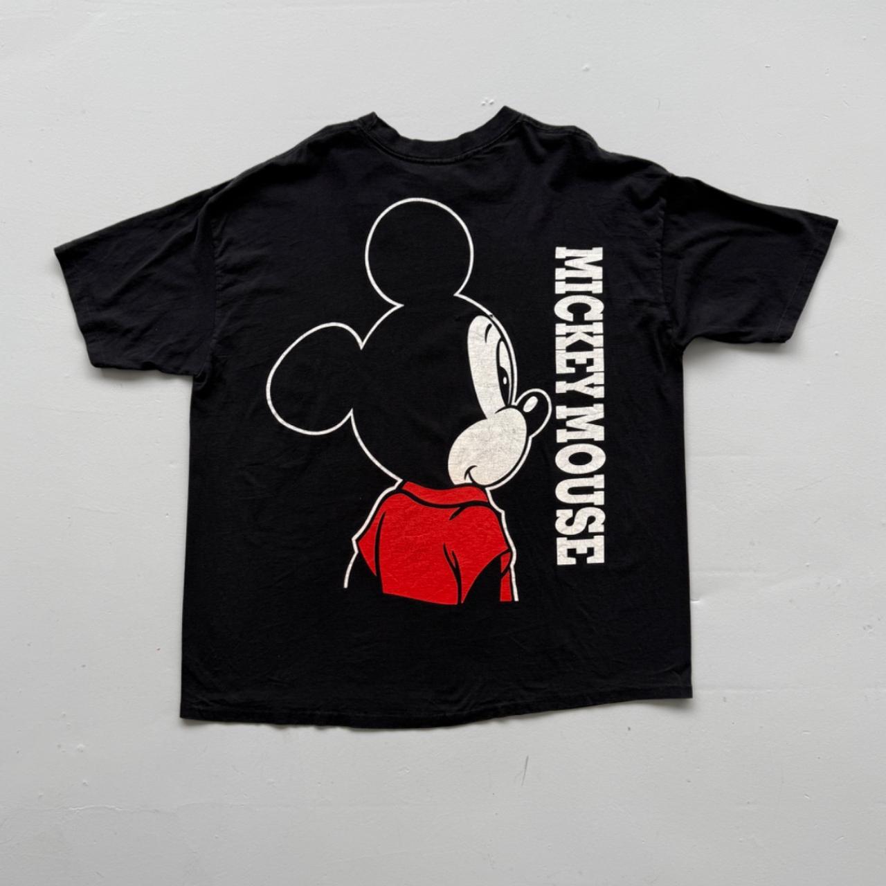 Black Micky Mouse 00s Vintage Disney T-shirt - XXL
