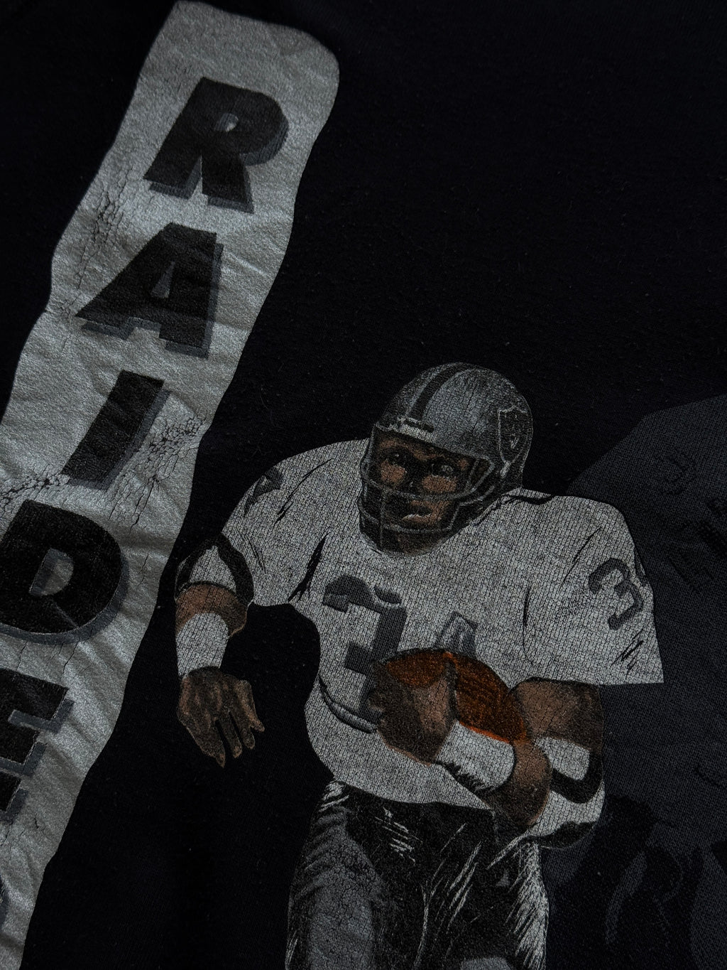 Jerzees Raiders NFL Made in USA 90's Vintage Sweatshirt - Large