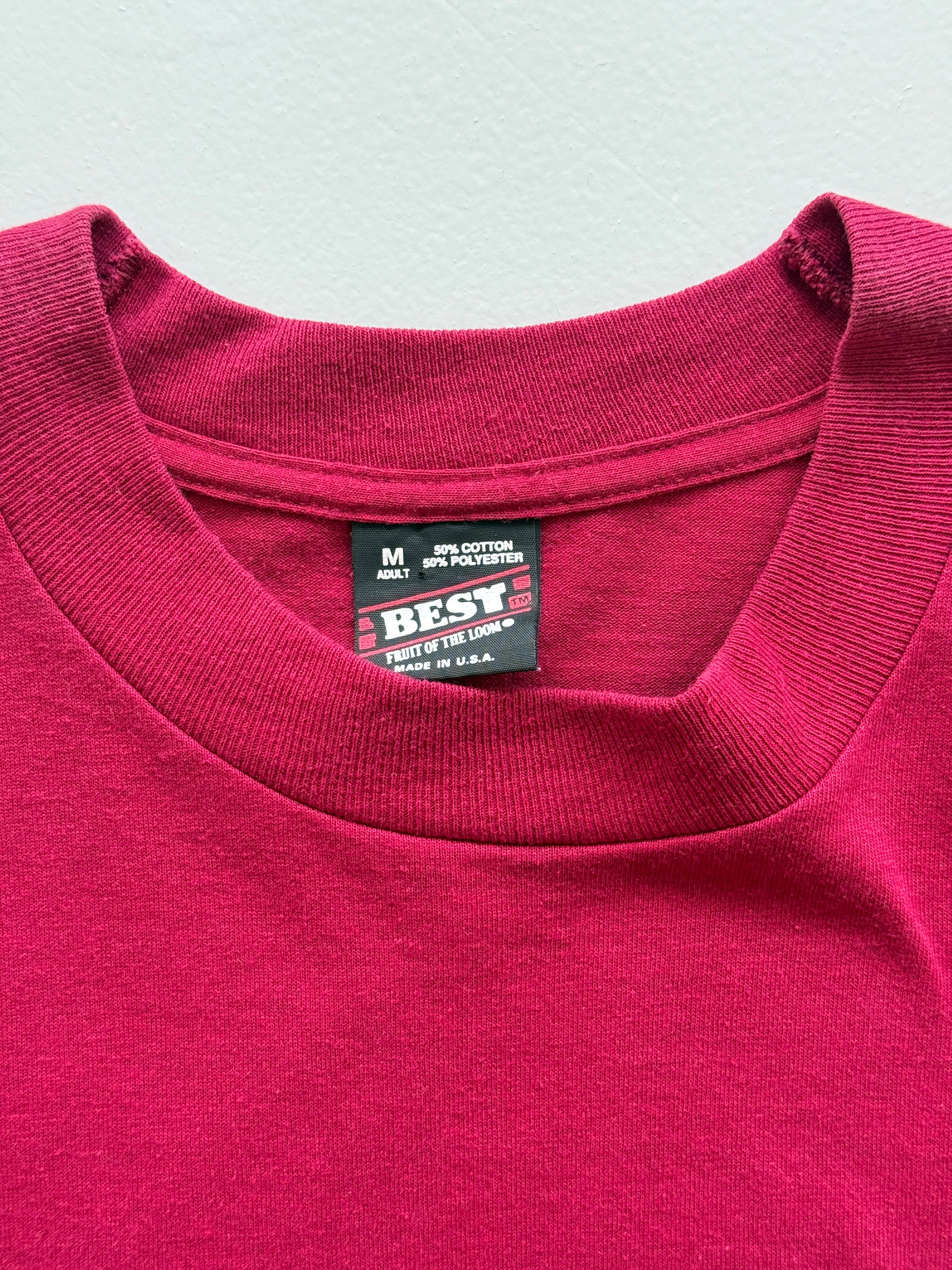 Red Dare to Keep Kids of Drugs 90s Vintage Single Stitch Graphic T-Shirt - Small