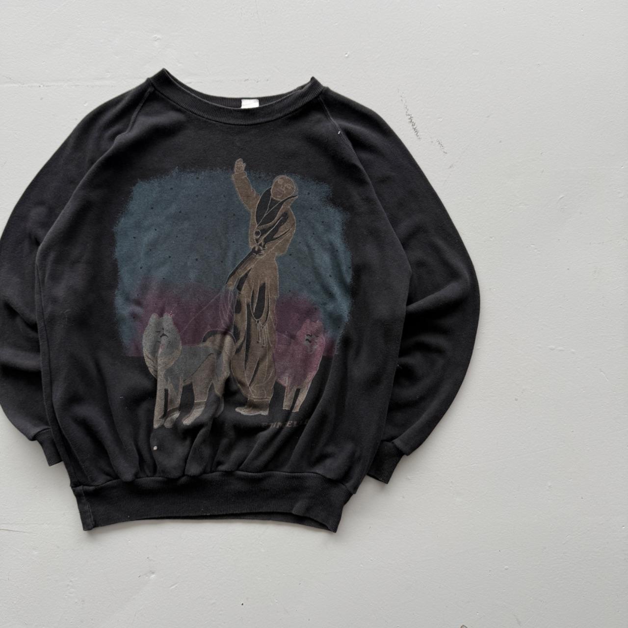 Black Inuit 90’s Vintage Graphic Sweatshirt - XS