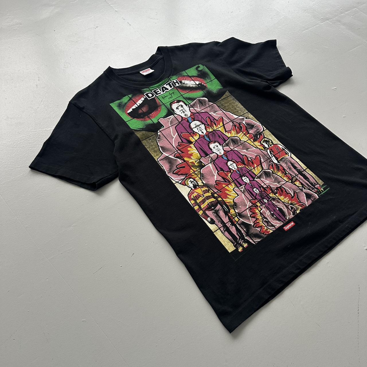 Black Supreme Gilbert & George Graphic T-Shirt - Large