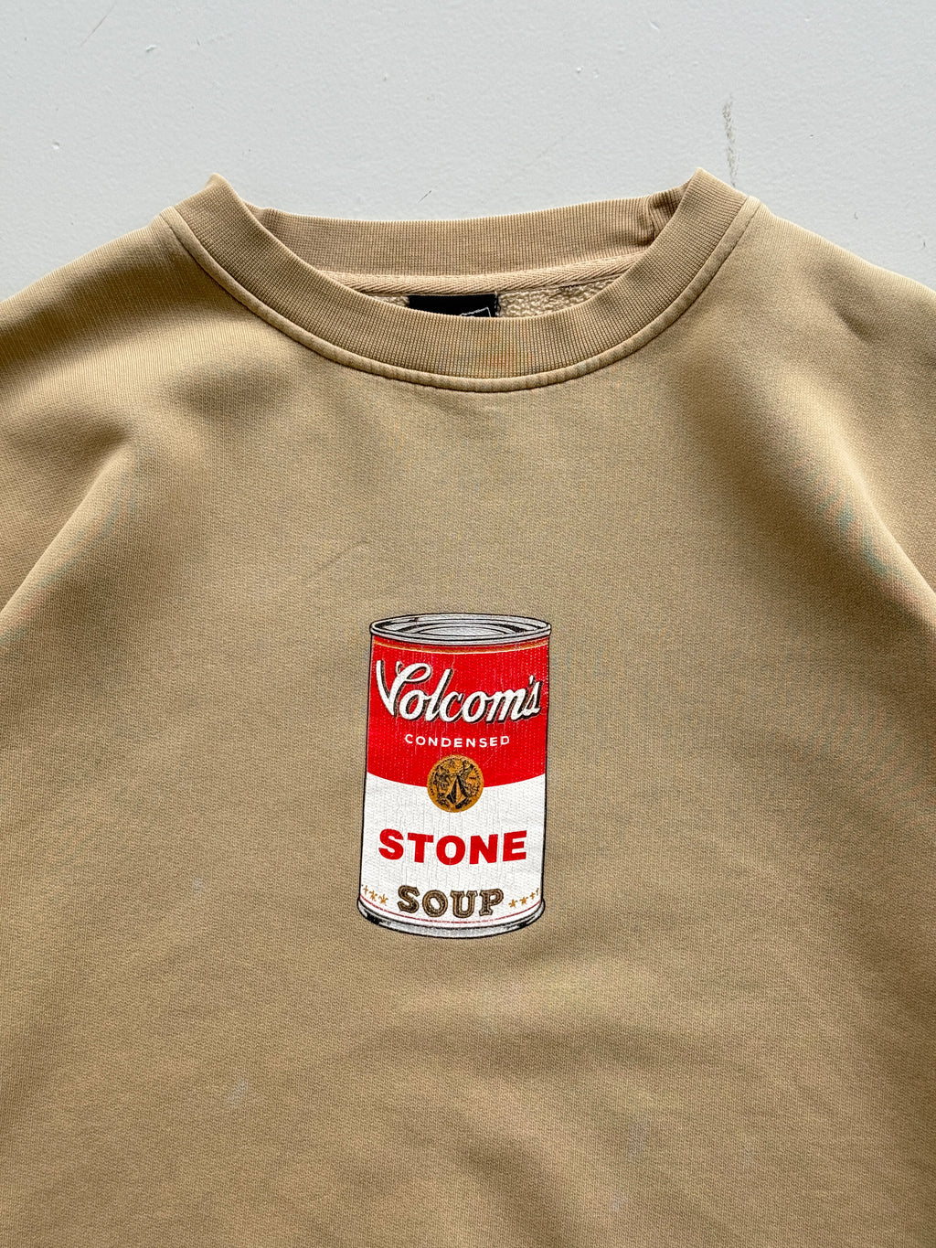 Volcom Stone Soup Campbell's Parody Vintage Sweatshirt - Large