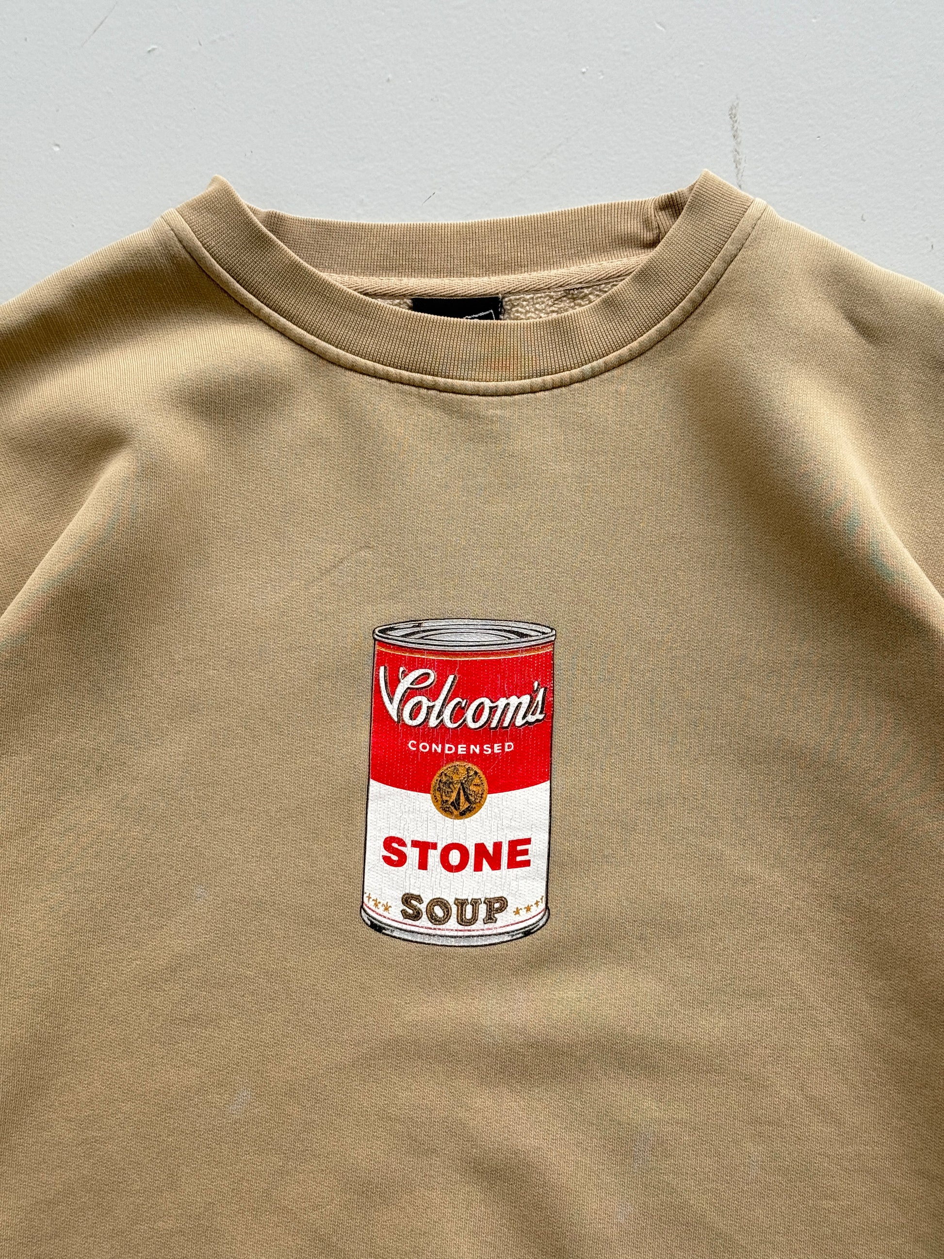 Volcom Stone Soup Campbell's Parody Vintage Sweatshirt - Large