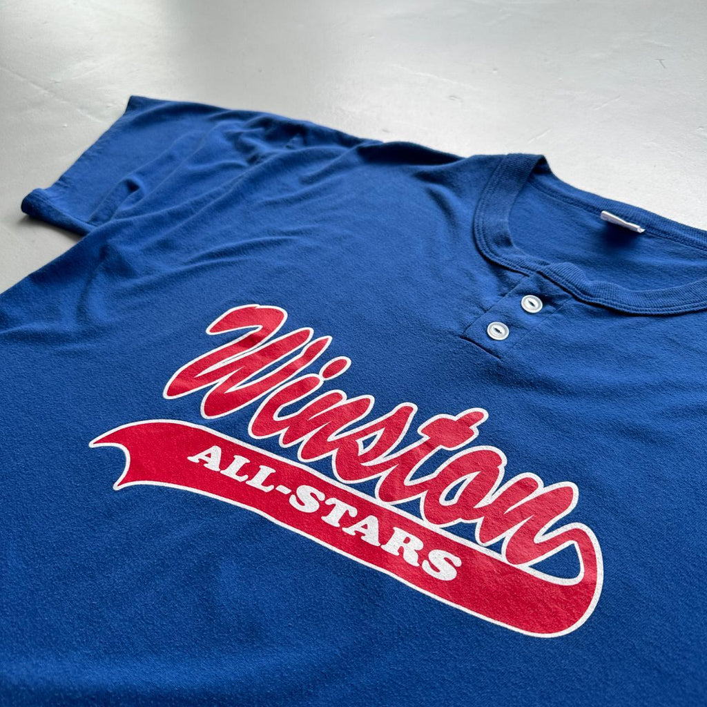 Blue Russell Atheltic Winston Sports Baseball 90s Vintage T-shirt - XL