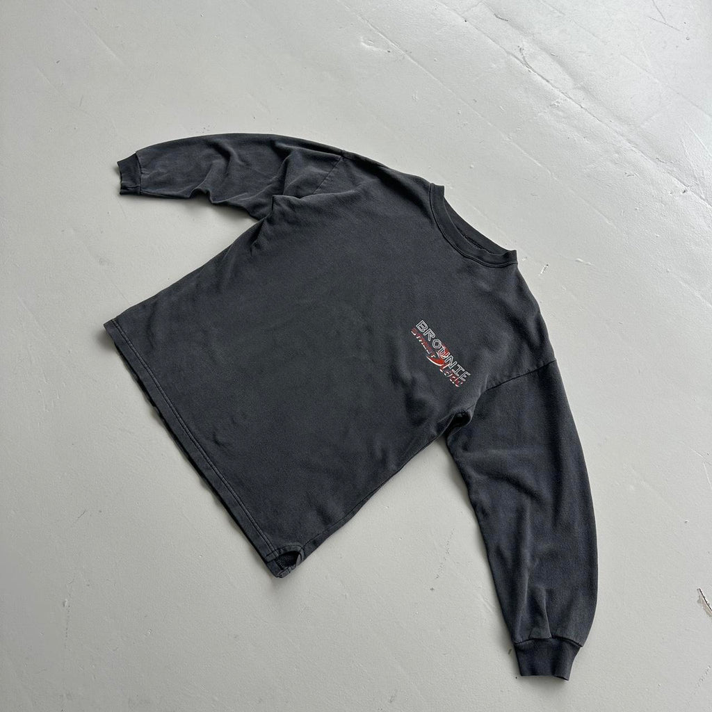 Grey Rollerblading 90’s Vintage Graphic Sweatshirt - Small Oversized