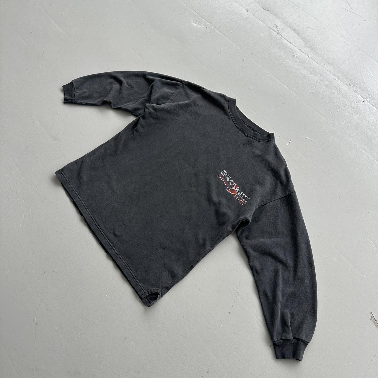 Grey Rollerblading 90’s Vintage Graphic Sweatshirt - Small Oversized