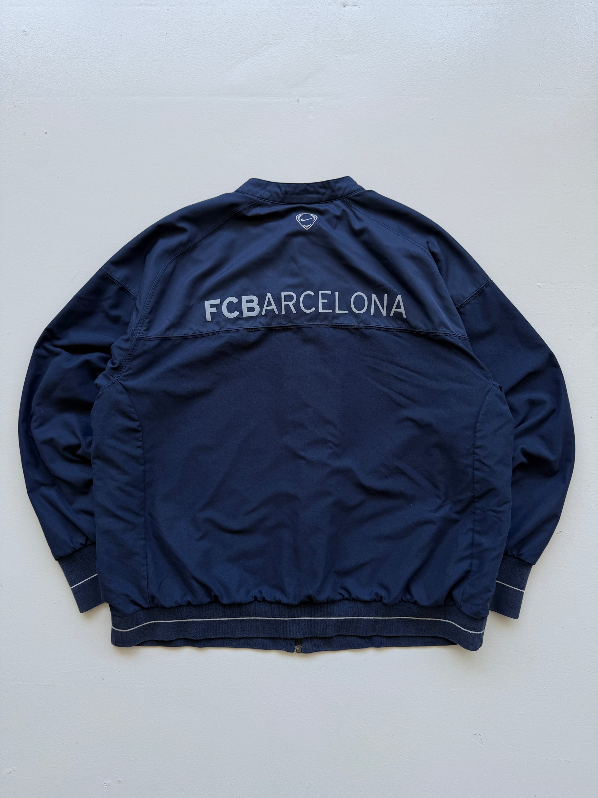 Nike FC Barcelona 00's Vintage Windbreaker Jacket - XL