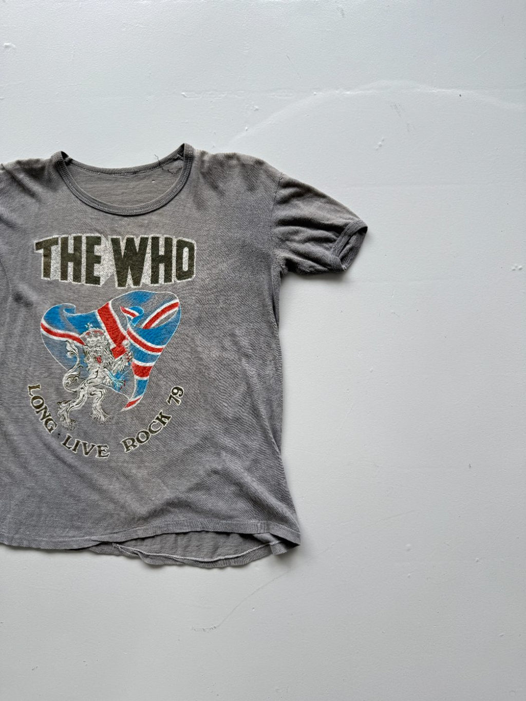 The Who Long Live Rock Rare '79 Madison Square Garden Vintage Tour T-Shirt - Sma