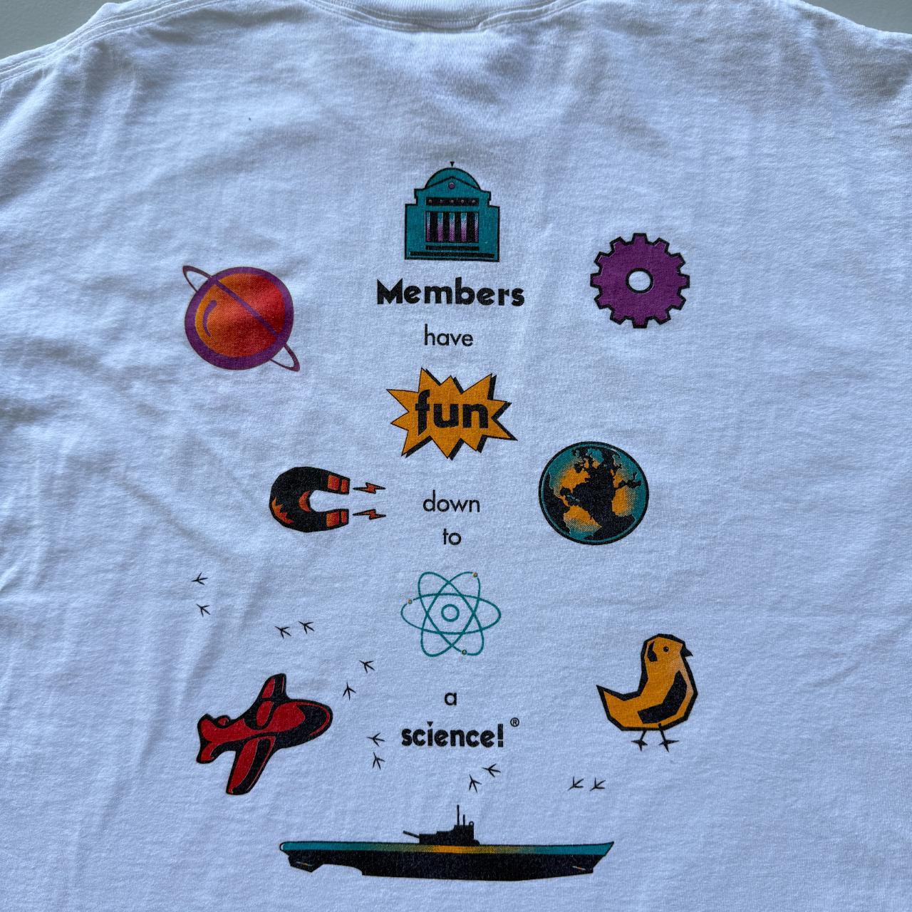 White Museum of Science and Industry Chicago Vintage 90s Tour T-shirt - XL