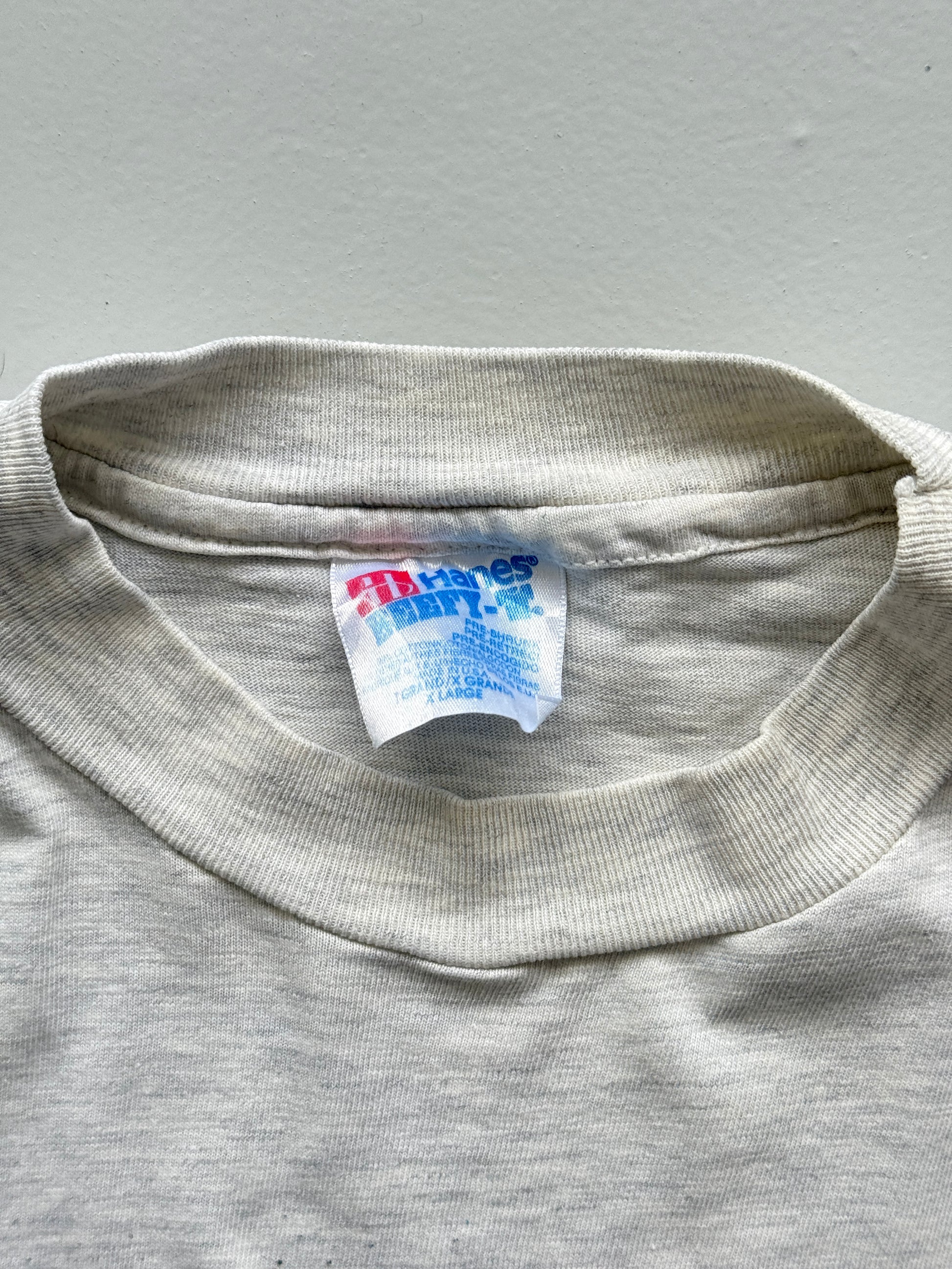 Grey Ancient Native 90's Vintage Single Stitch Graphic Tourist T-Shirt - XL