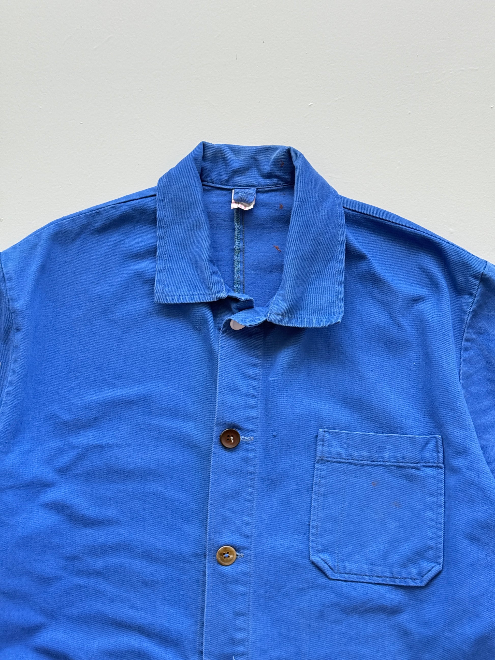 Lapis Blue French Chore Jacket 90's Vintage Workwear CH202 - Medium