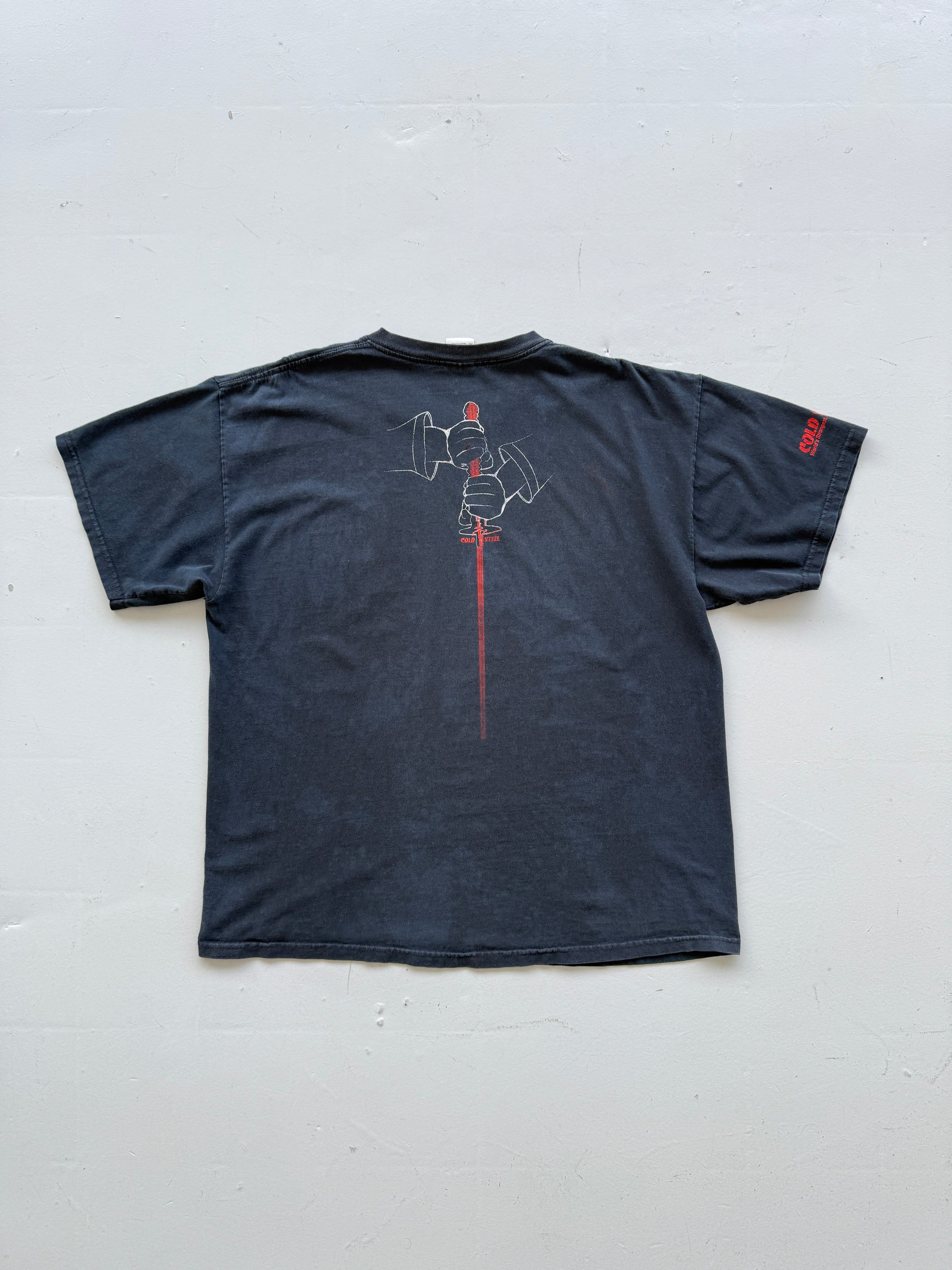 Black Samurai 00's Vintage Graphic T-Shirt - XL