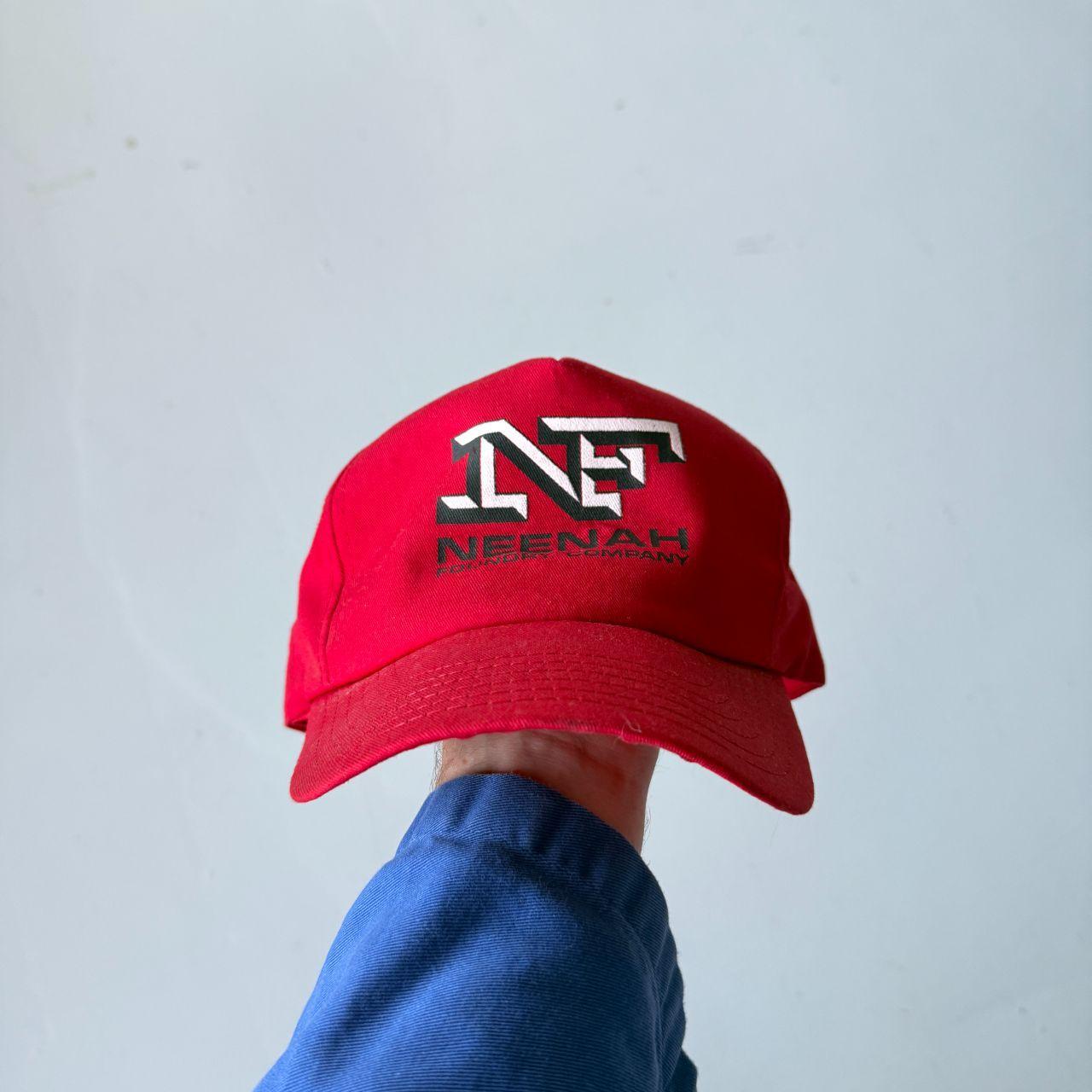 Red Neenah Foundry Vintage SnapBack Trucker Cap