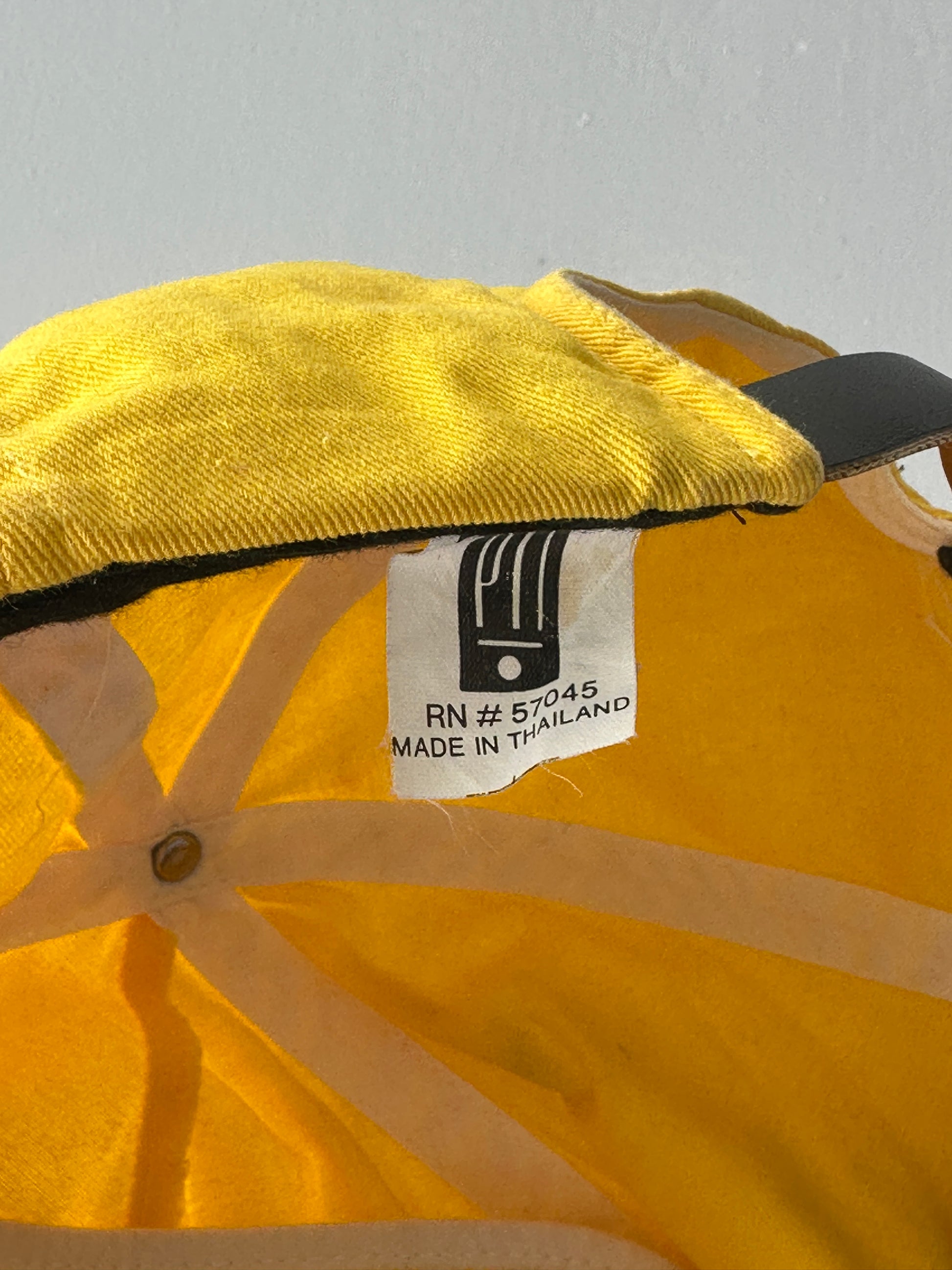 Yellow Pennzoil Racing 90's Vintage SnapBack Trucker Cap