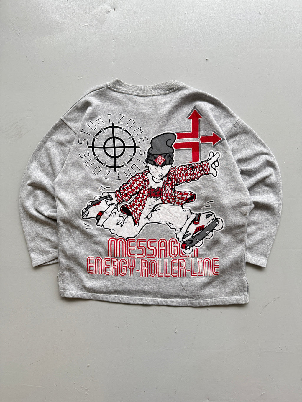 Grey Planet Magma 90's Vintage Graphic Sweatshirt Jumper - Small