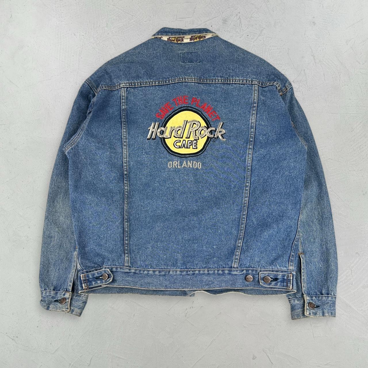 Vintage Hard Rock Denim Jacket - Large