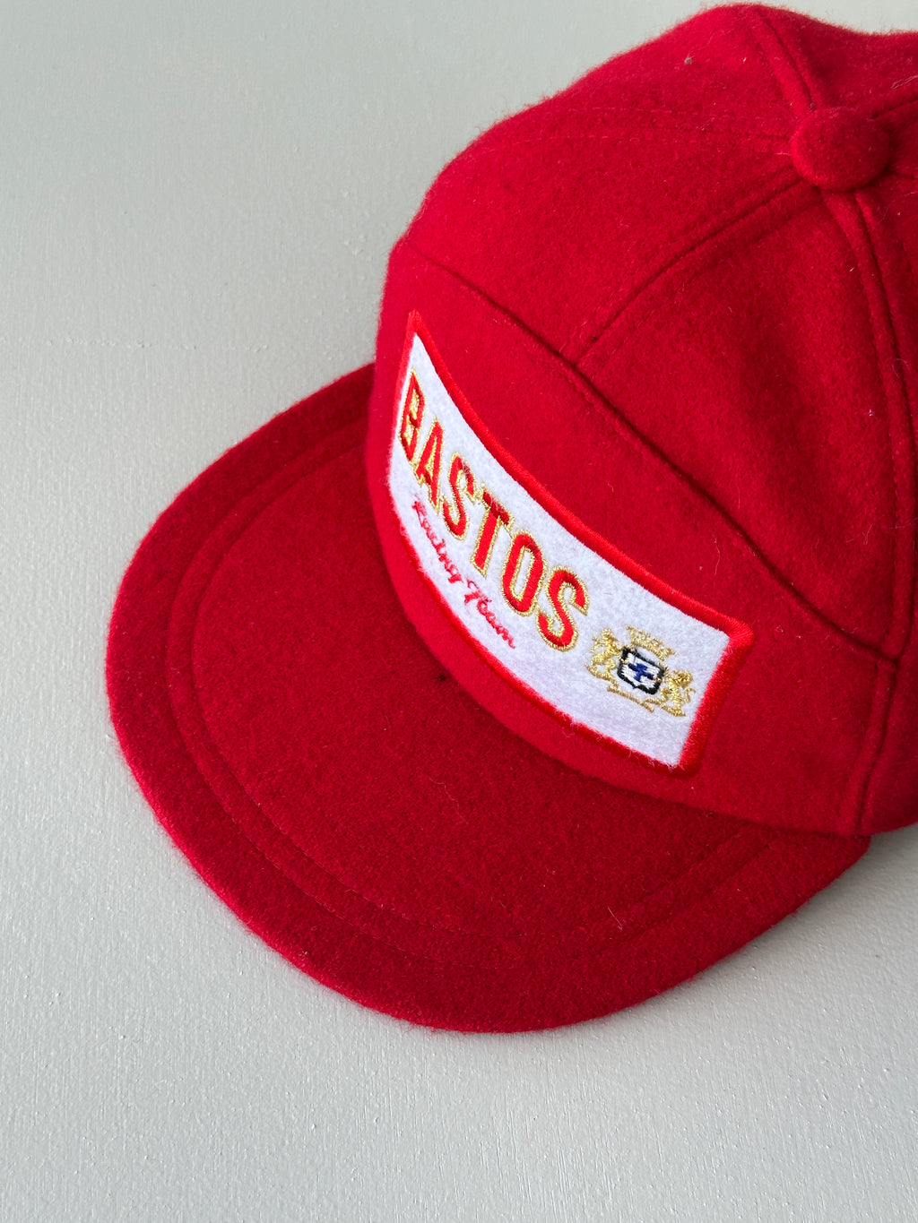 Red Bastos Racing Team 80's Vintage SnapBack Trucker Cap