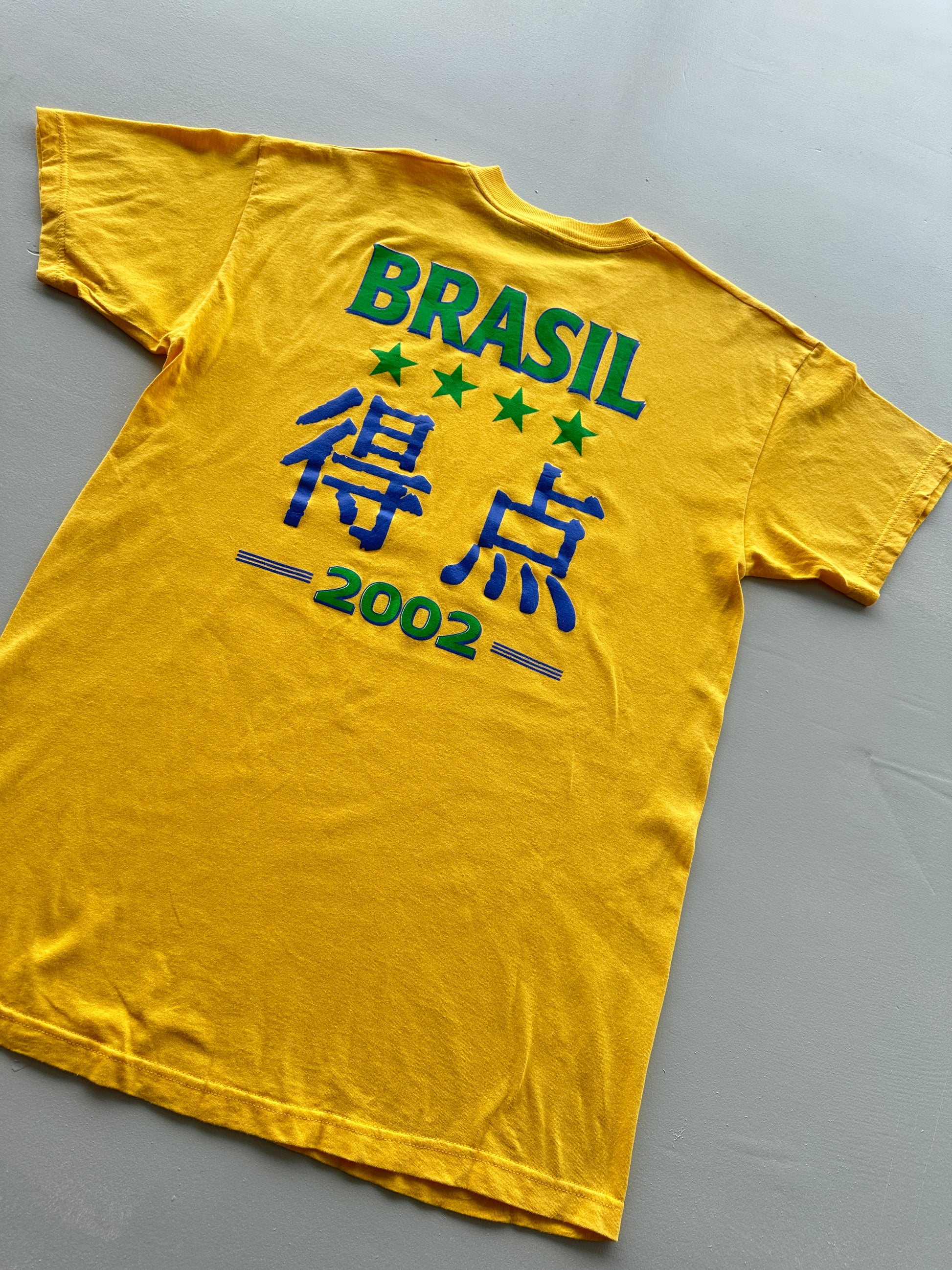 Brasil CBF 2002 World Cup Vintage T-Shirt - Large