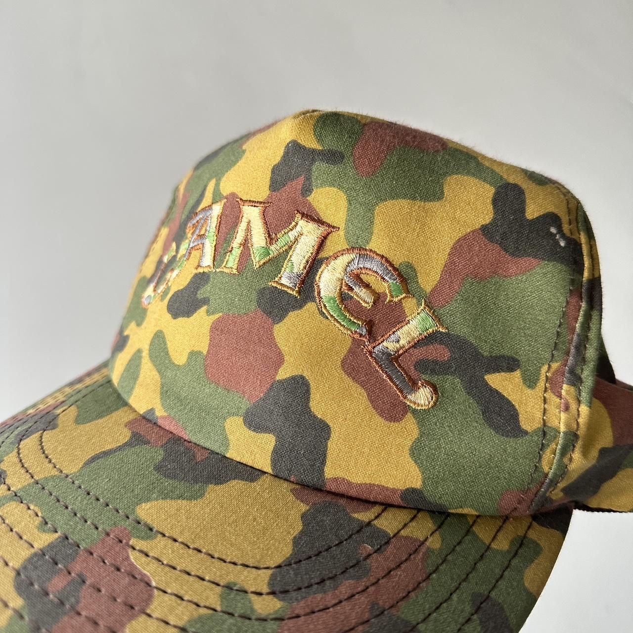 Camouflage Camel Cigarettes 90s Vintage Cotton SnapBack Trucker Cap