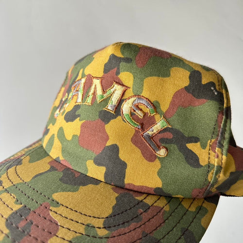 Camouflage Camel Cigarettes 90s Vintage Cotton SnapBack Trucker Cap