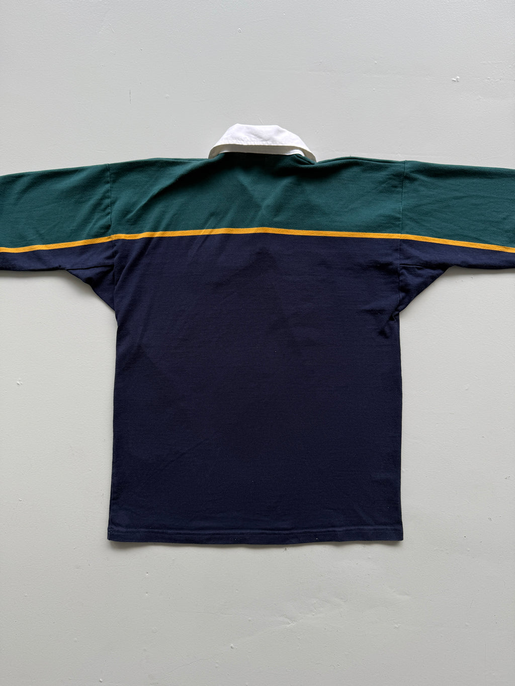 Navy Blue Australian Rugby 00's Vintage Training Jersey Polo - XL