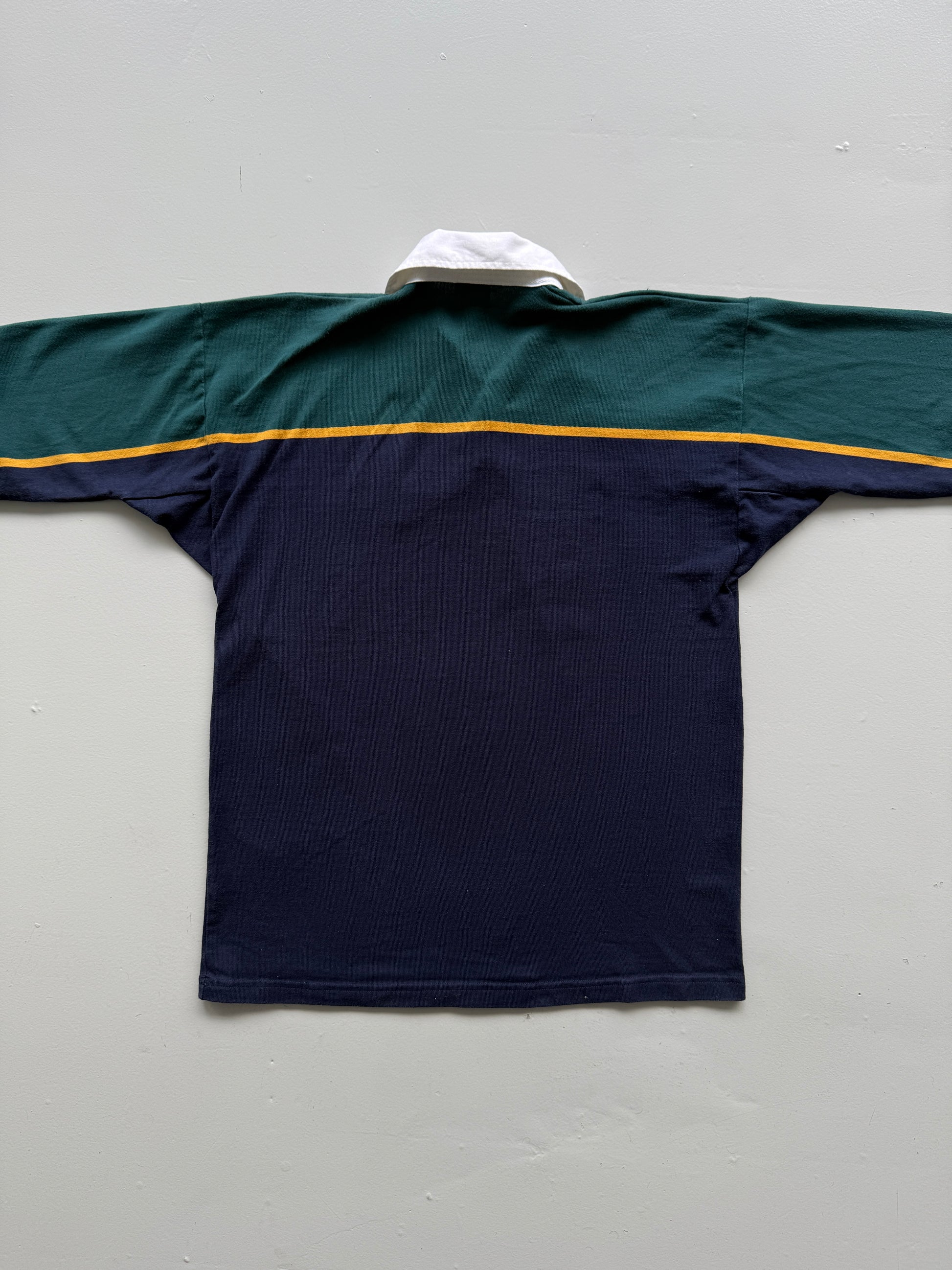 Navy Blue Australian Rugby 00's Vintage Training Jersey Polo - XL