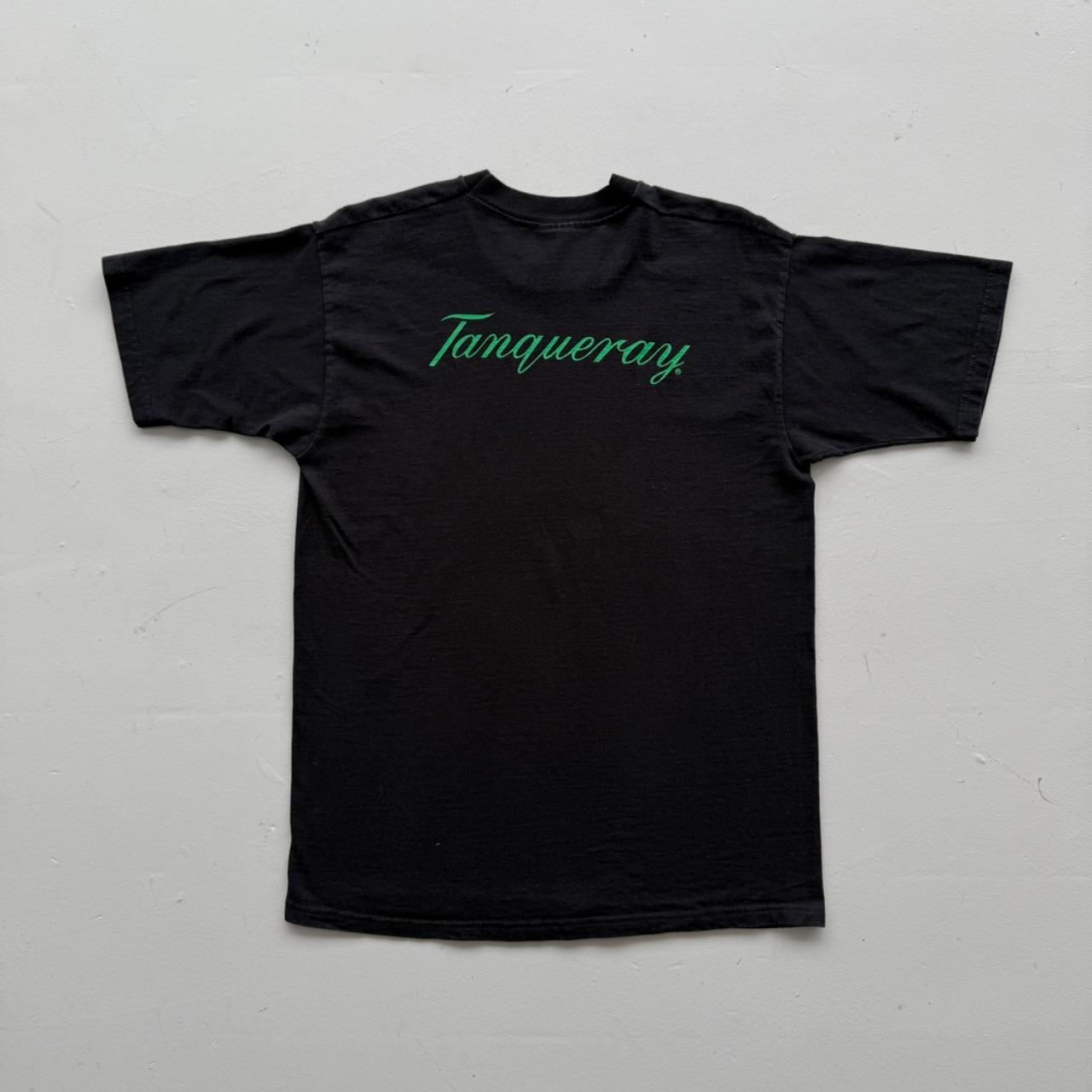 Black Tanqueray Gin 90s Vintage Graphic T-Shirt - Medium