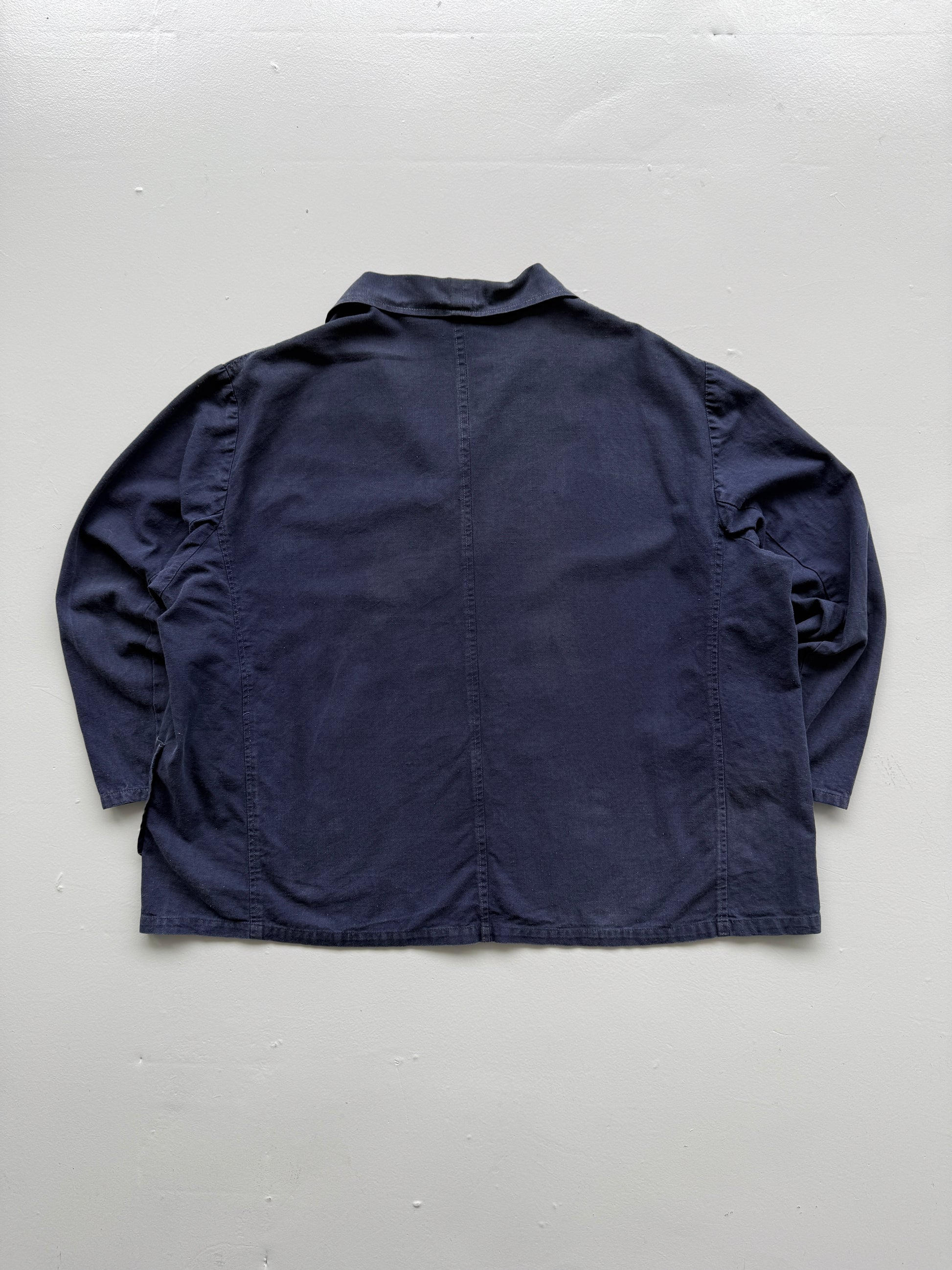 Navy Blue French Chore Jacket 80's Vintage Workwear CH166 - XXL