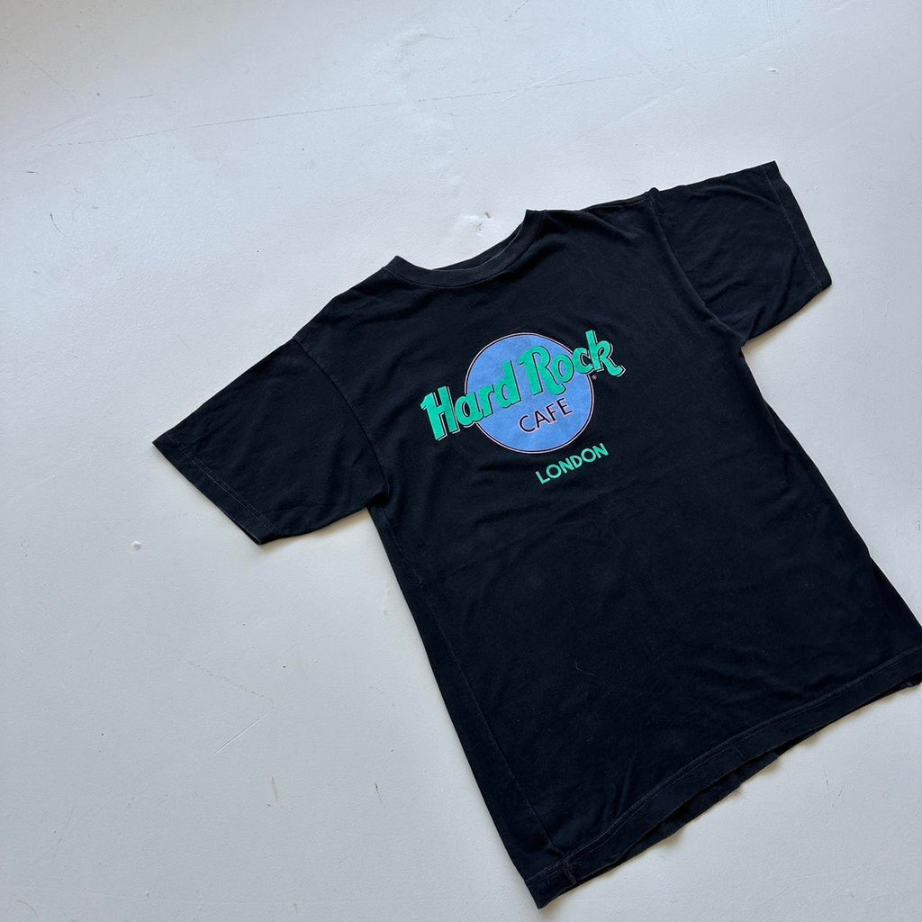 Hard Rock Cafe London Black 90s Vintage T-shirt - Medium