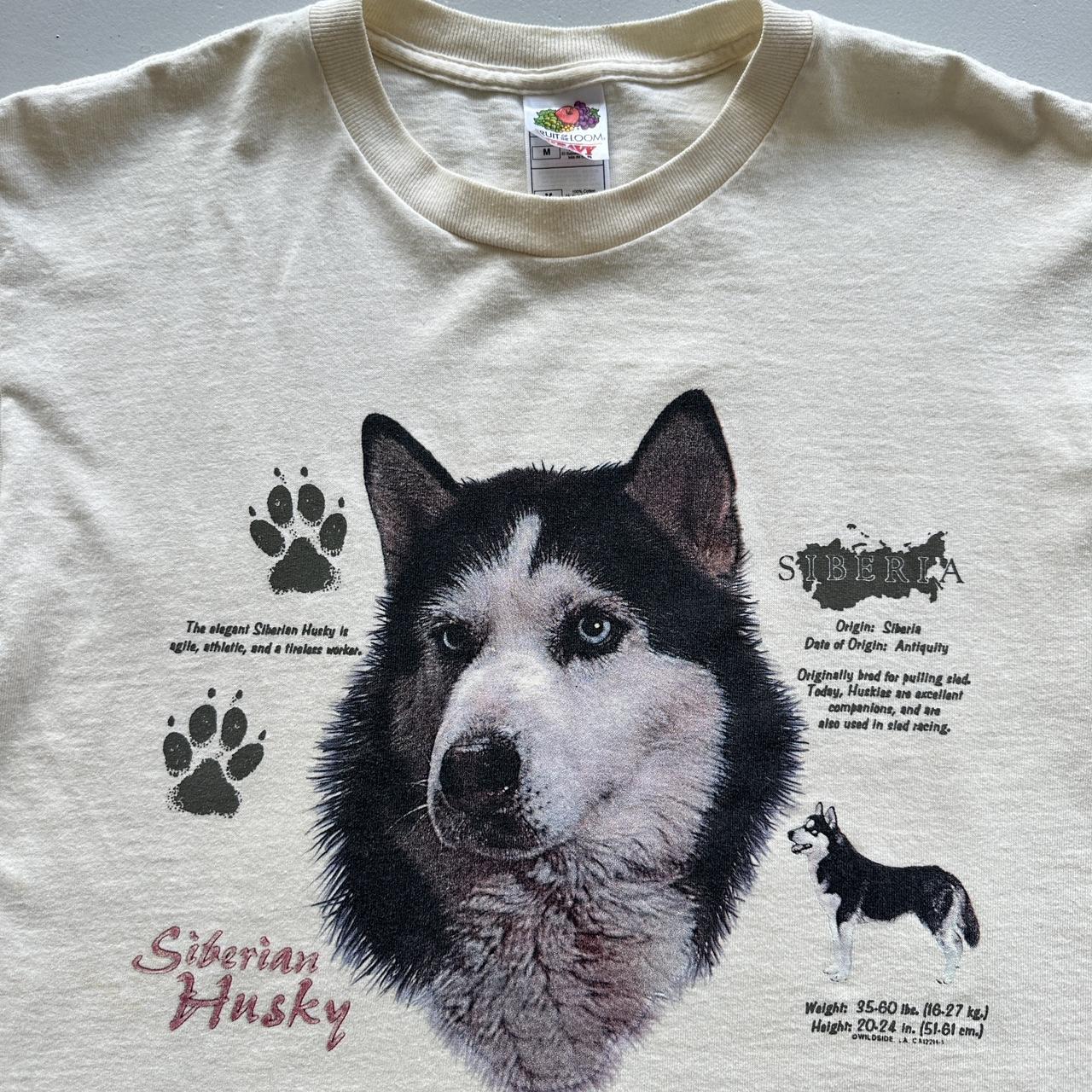 Pale Yellow / Cream Husky Vintage T-shirt - Medium