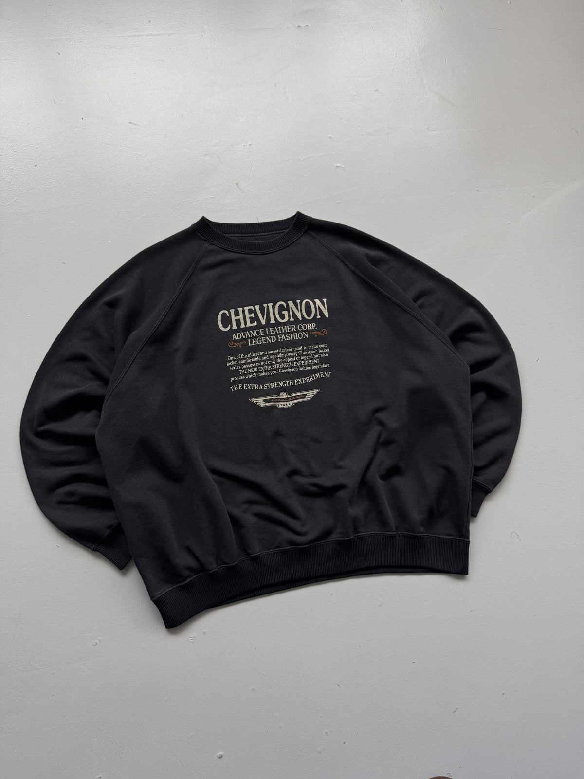 Chevignon Advance Leather Corp. 90's Vintage Sweatshirt - XL