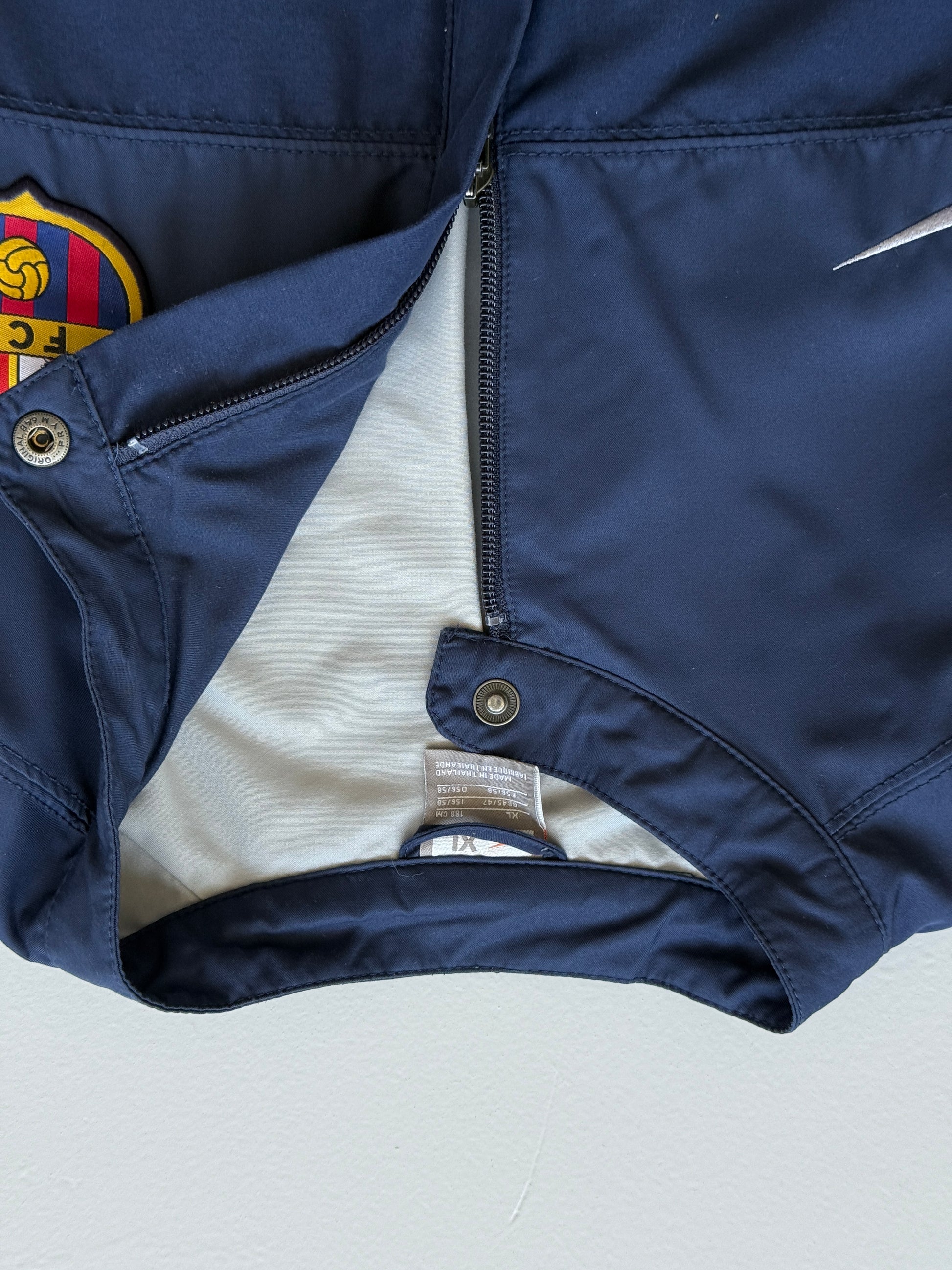 Nike FC Barcelona 00's Vintage Windbreaker Jacket - XL