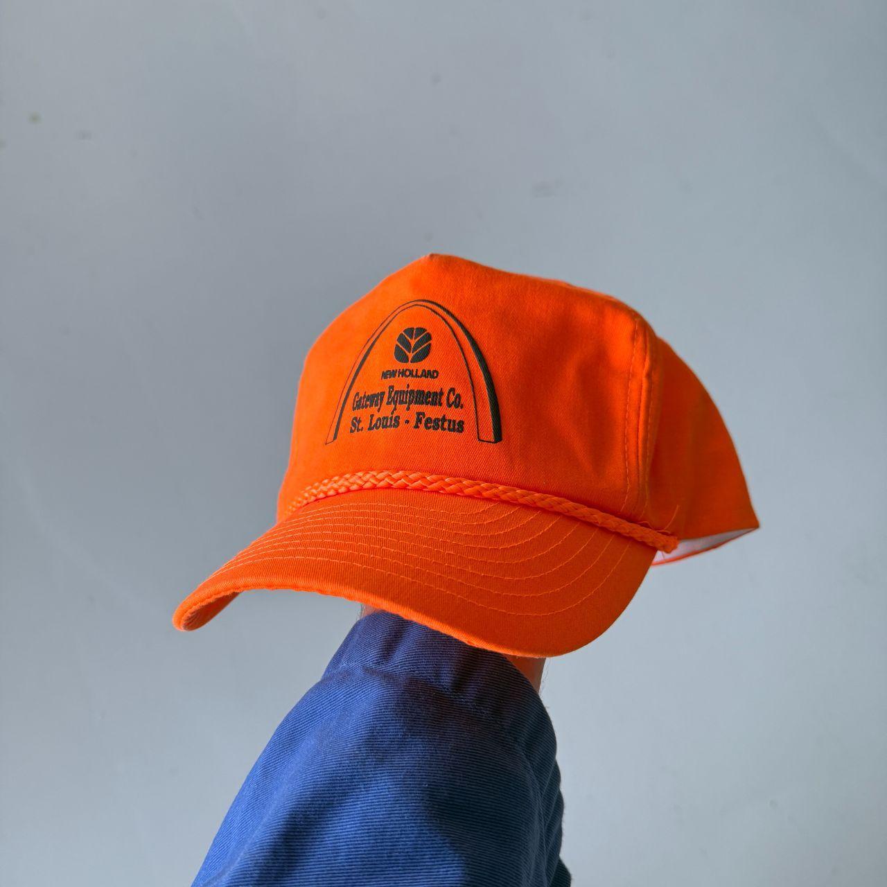 Orange GATEWAY Equipment Co Vintage SnapBack Trucker Cap