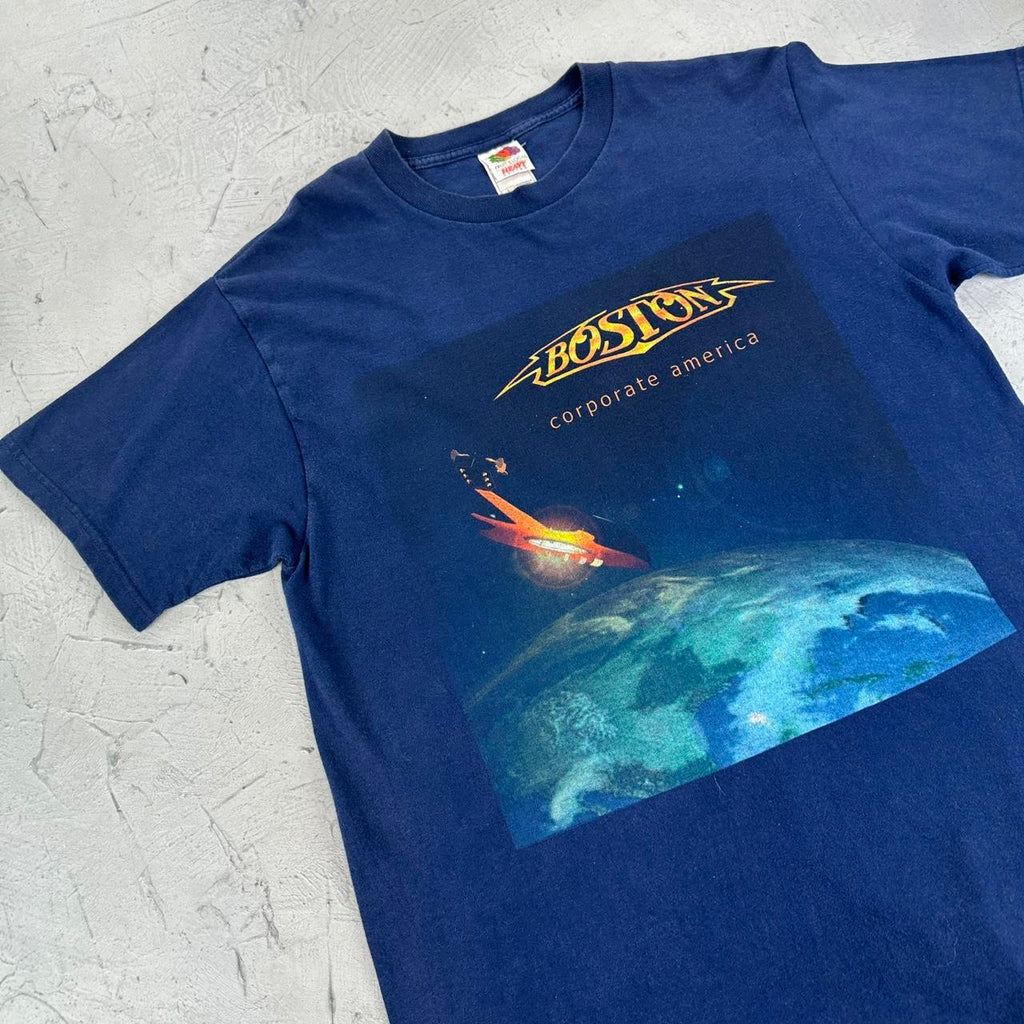 Boston 2003 00’s vintage Navy T-shirt - Large
