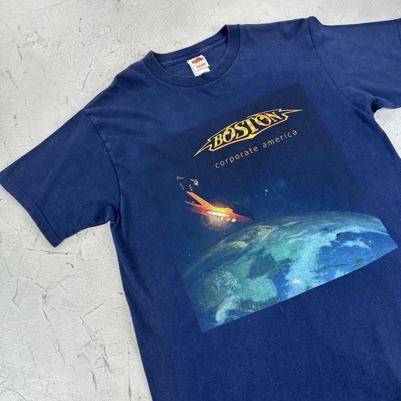 Boston 2003 00’s vintage Navy T-shirt - Large