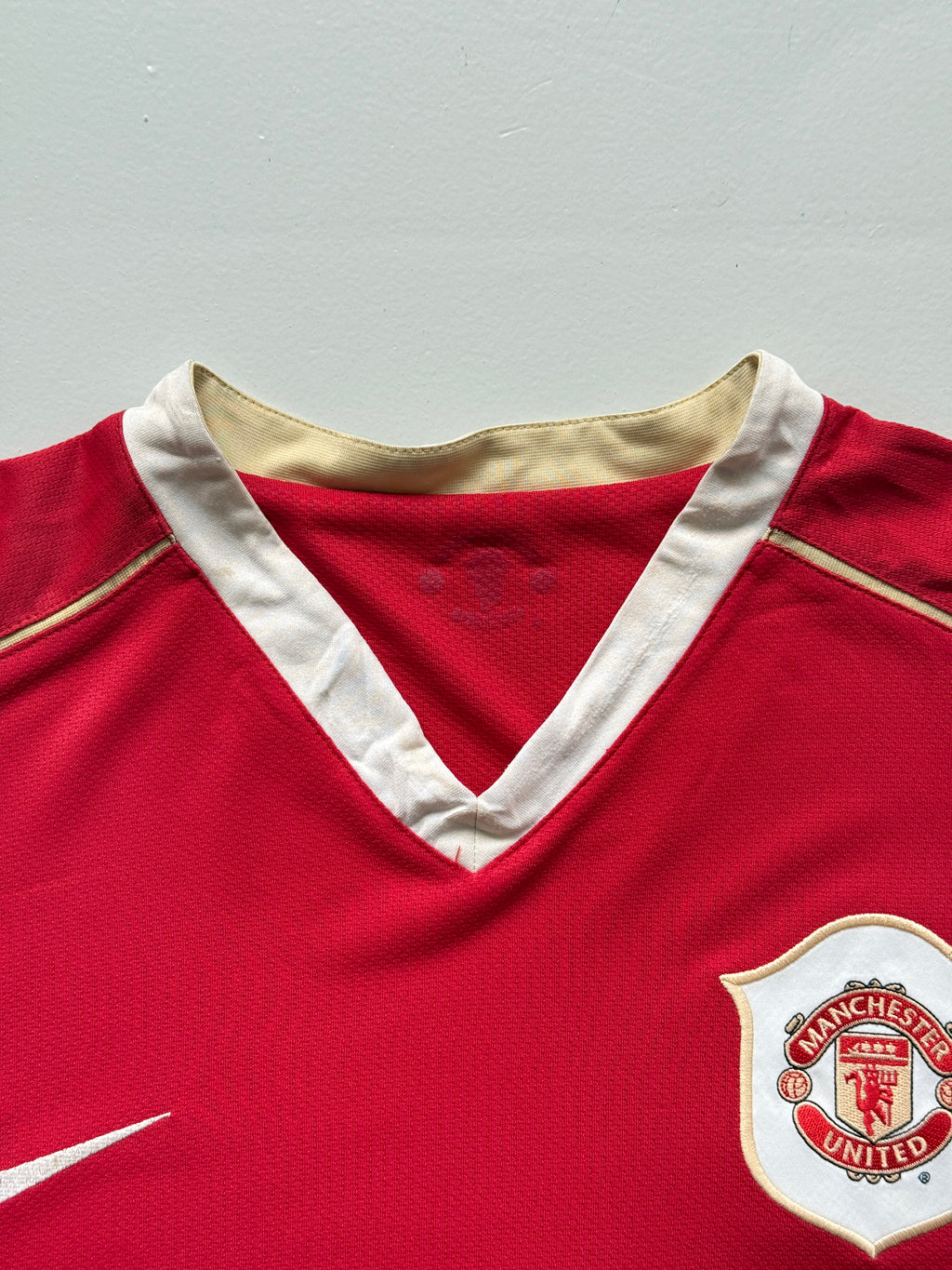 Nike Manchester United AIG 00's Vintage Home Football Shirt - XL