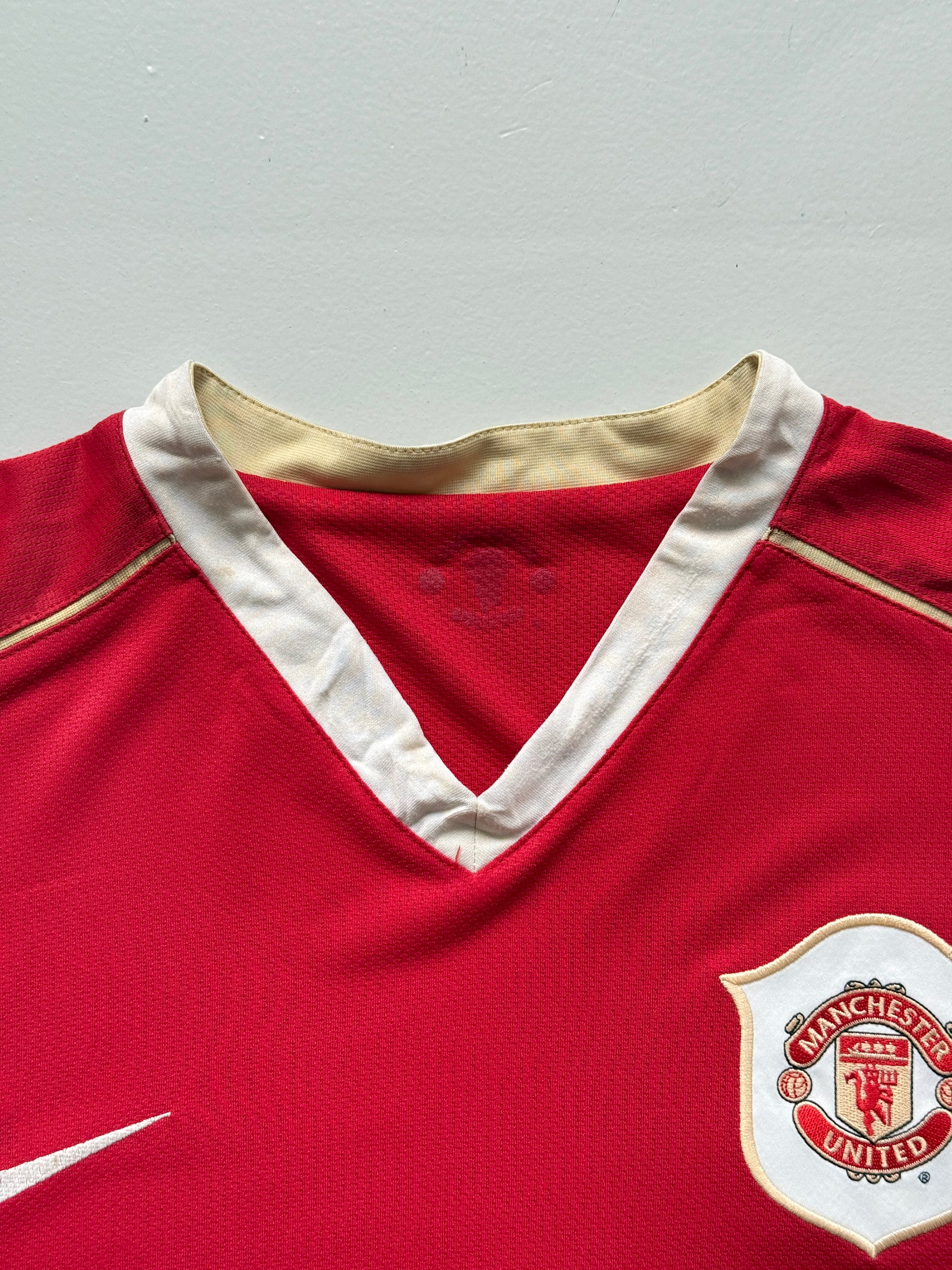 Nike Manchester United AIG 00's Vintage Home Football Shirt - XL