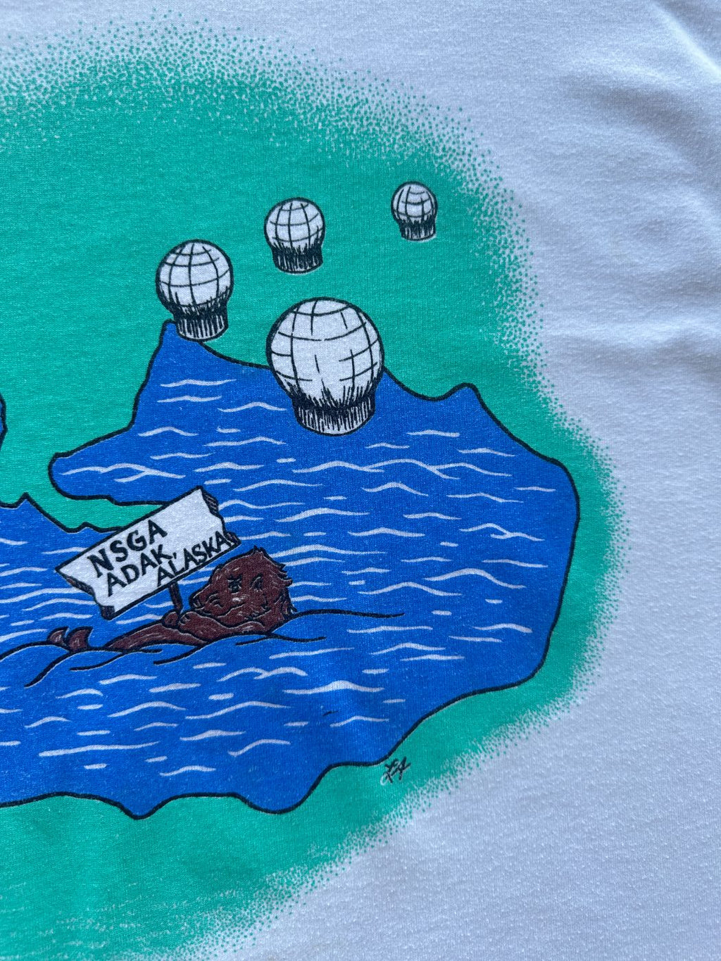 Alaska Cartoon 90's Vintage Single Stitch T-Shirt - XL