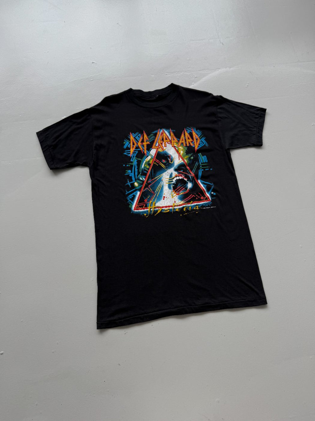 Def Leppard Hysteria Tour Rare 1987-88 Single Stitch Vintage T-Shirt - Large