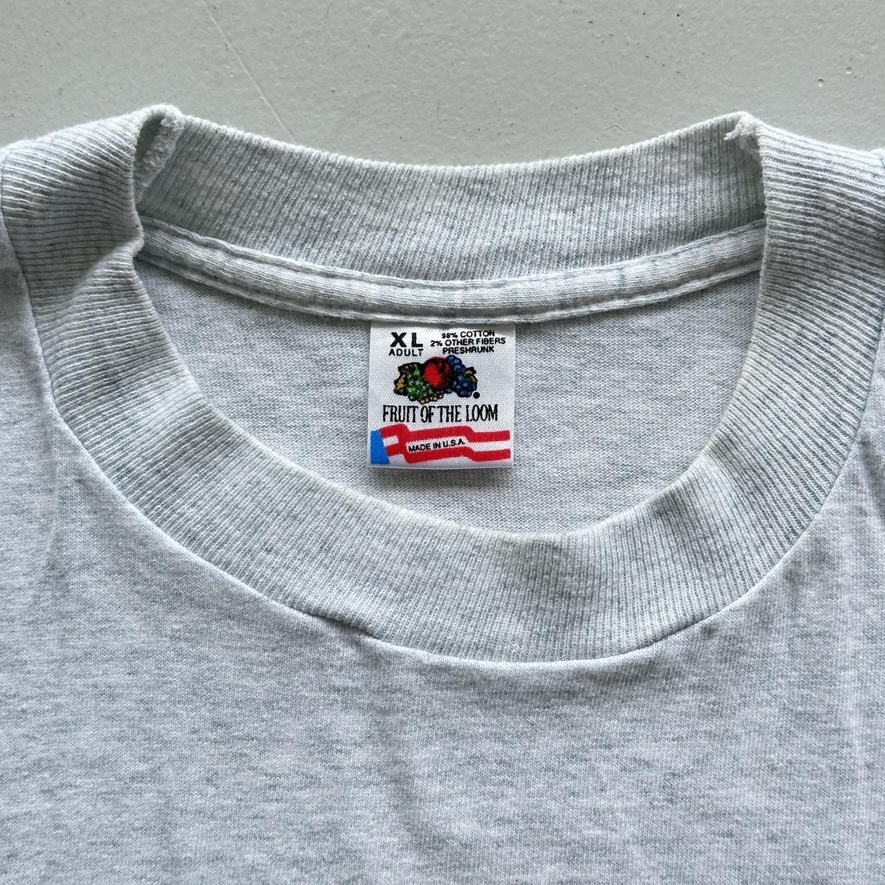 Grey Religious Christian Vintage 90's T-shirt - XL