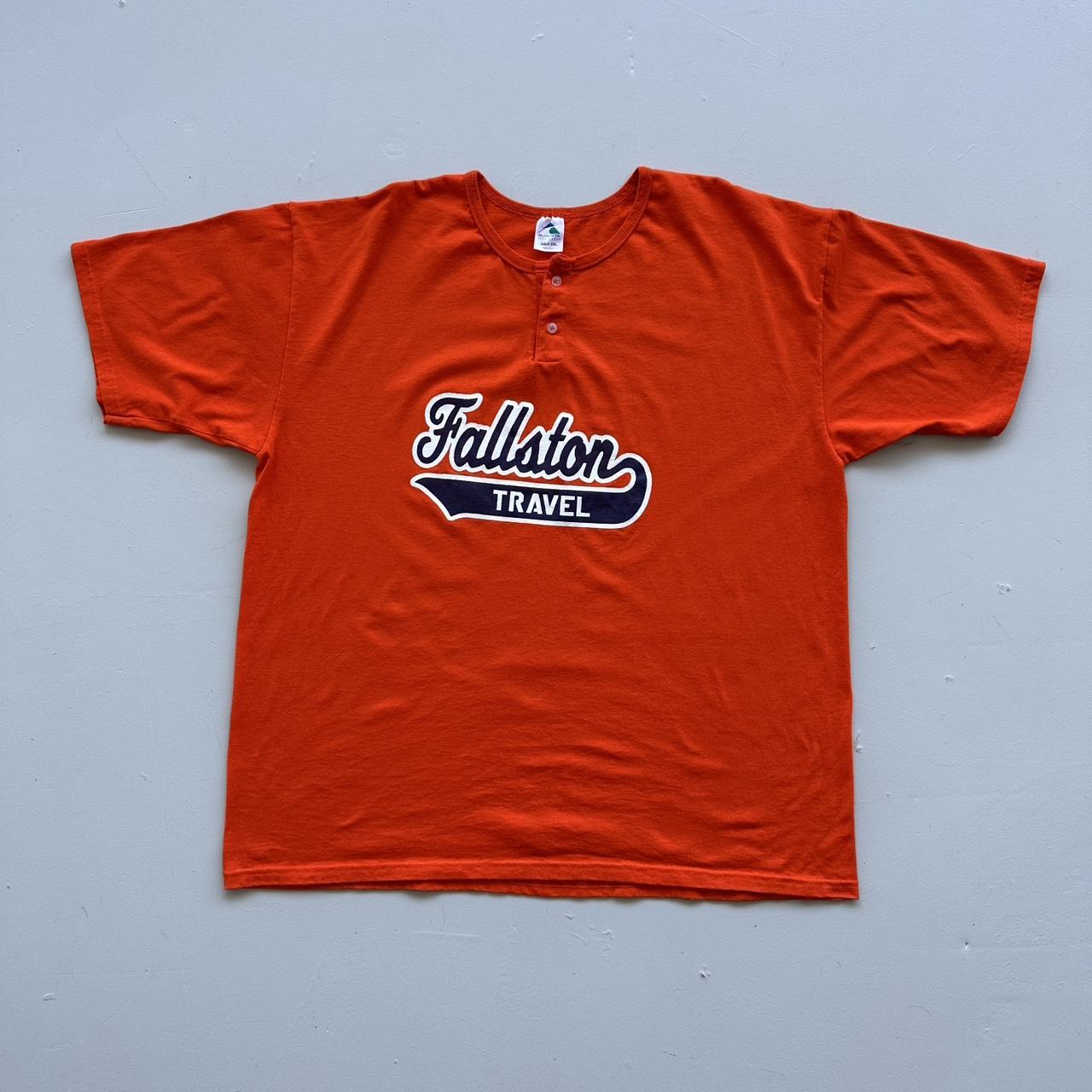 Orange Fallston Baseball 90s Vintage T-shirt - 2XL