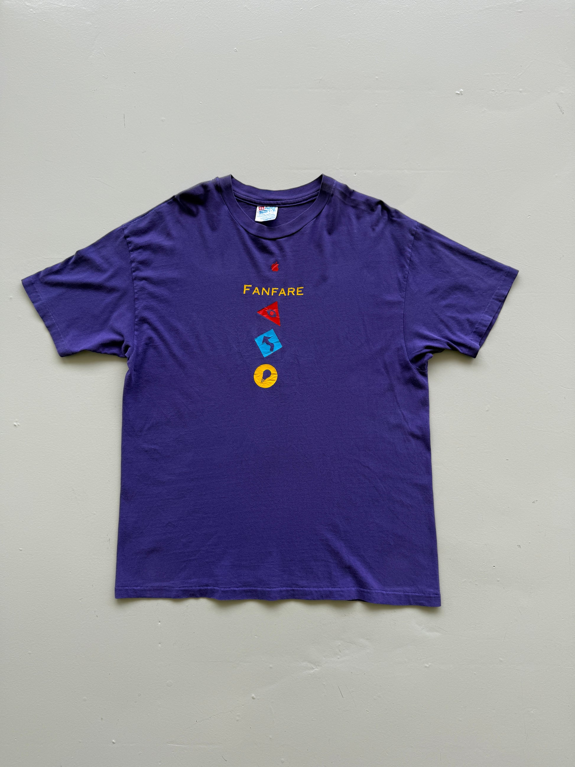 Purple Apple Inc 90's Vintage Graphic Single Stitch T-Shirt - XL
