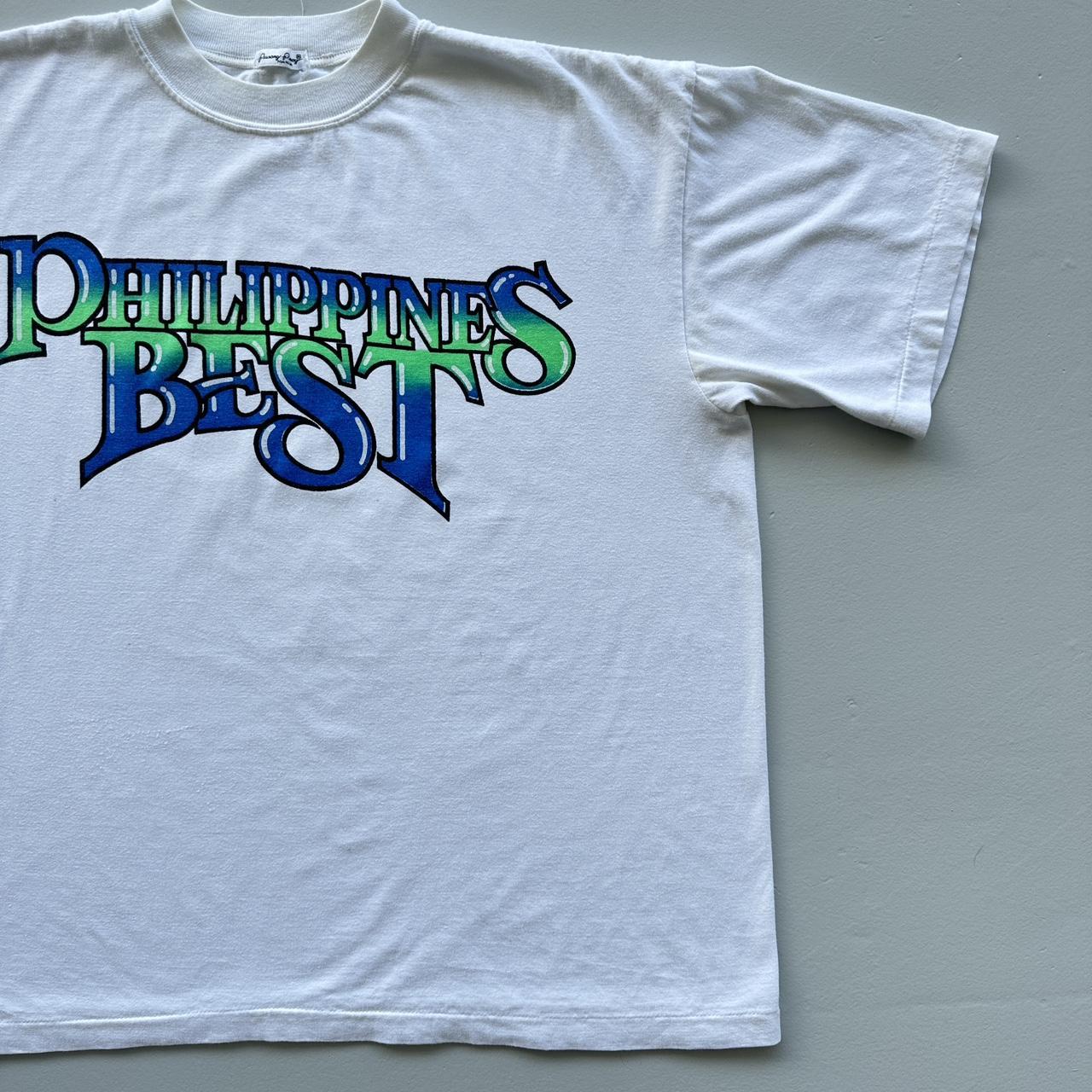 White Philippines Best Vintage 90’s T-shirt - Boxy Large