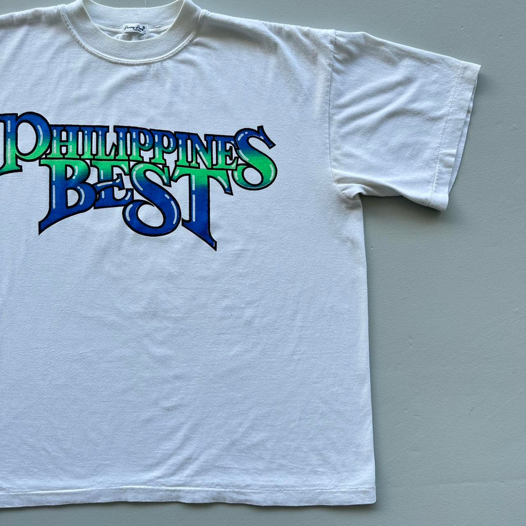 White Philippines Best Vintage 90’s T-shirt - Boxy Large