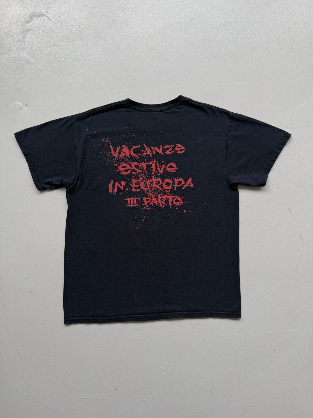 Black Metallica Bologna 2008 Vintage Band Graphic T-Shirt - Medium