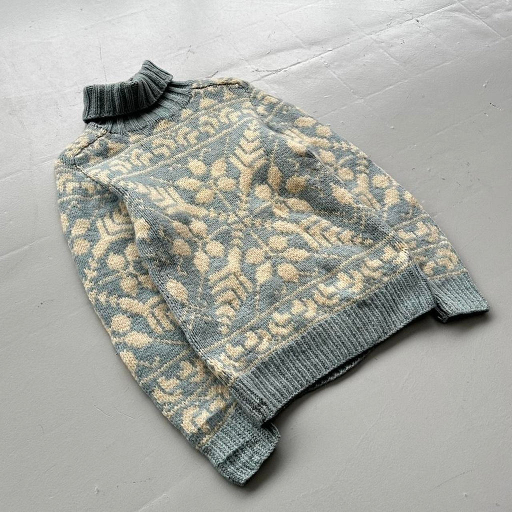 Eddie Bauer 90’s Vintage Geometric Knit Jumper - Small 8/10