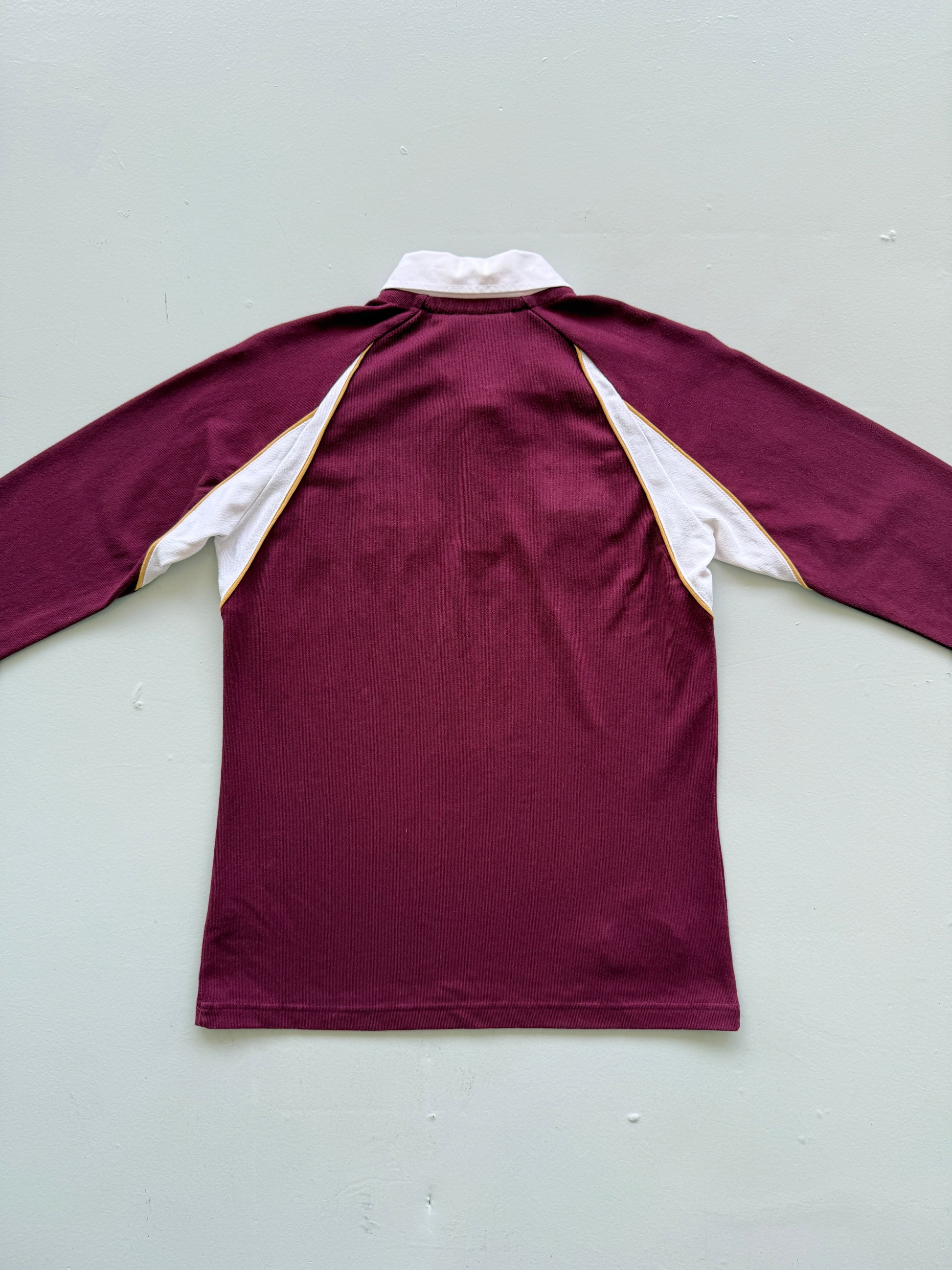 Maroon Queensland State of Origin 00's Vintage Canterbury Rugby Jersey- Kids 10