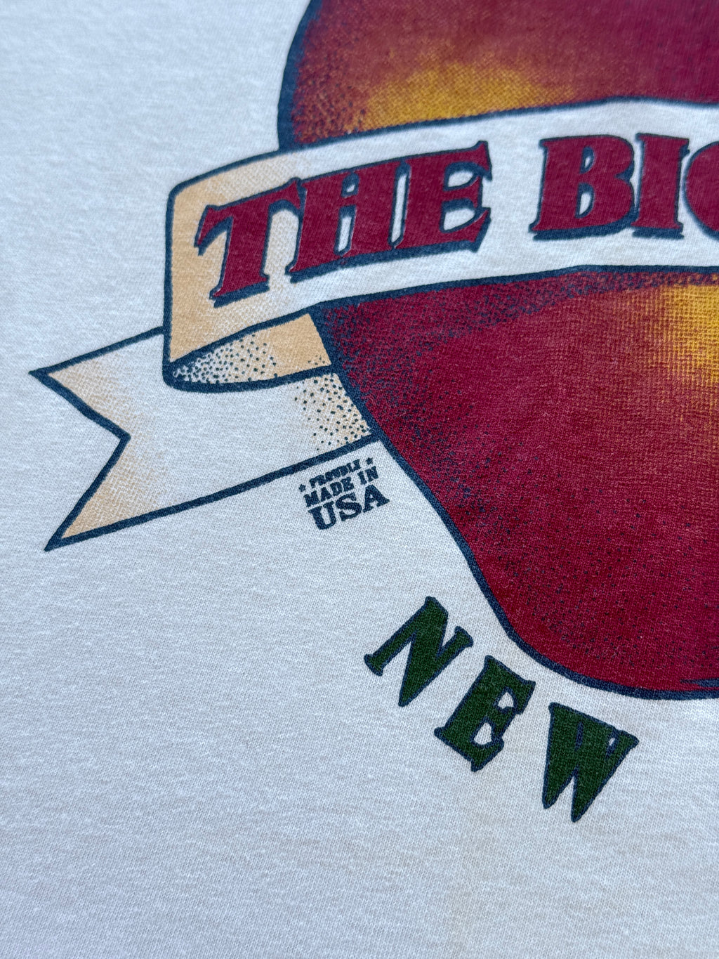 The Big Apple New York Made in USA 90s Vintage Single Stitch T-Shirt - Medium
