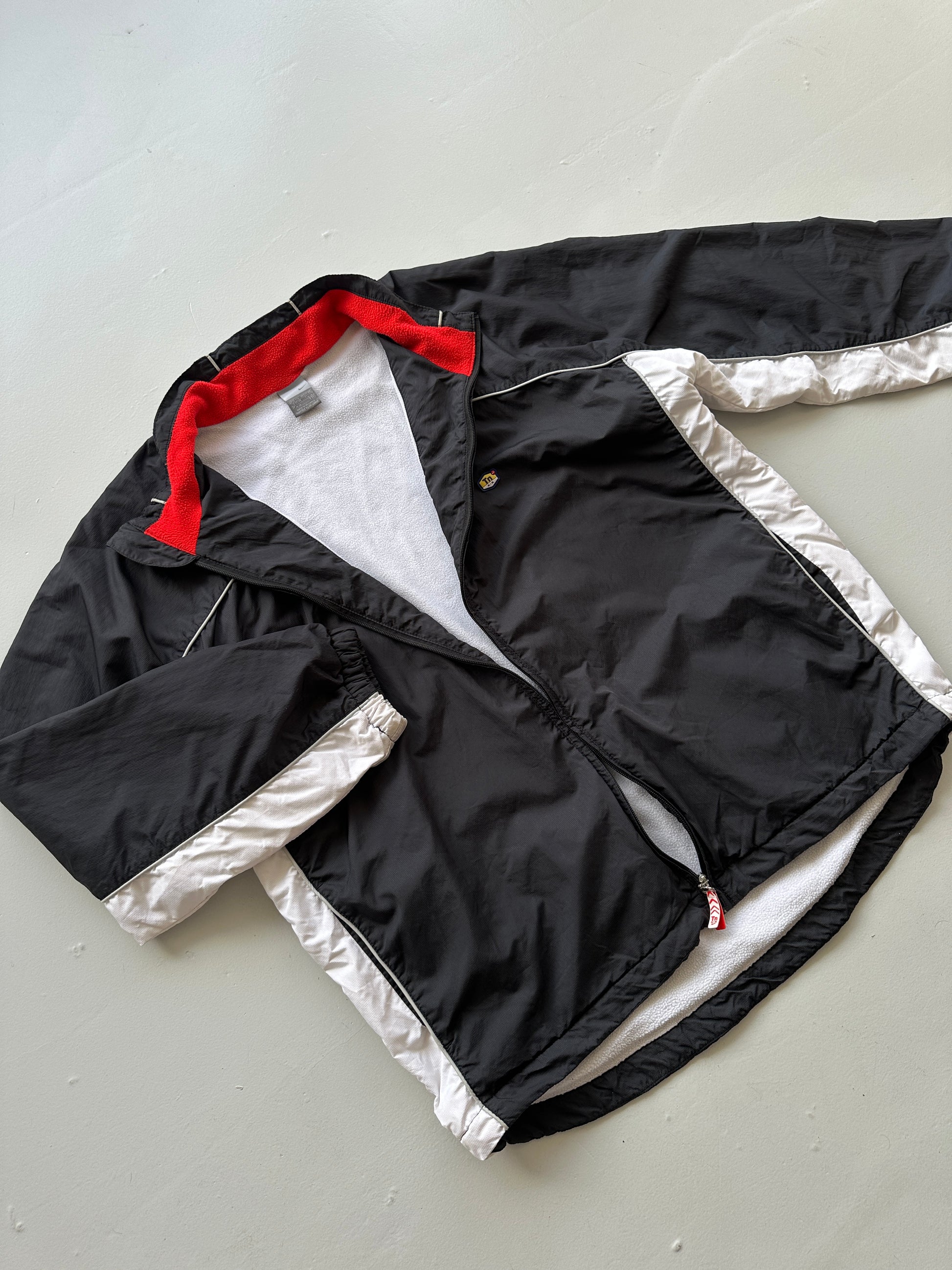 Black Nike Air TN Y2K Vintage Track Jacket - 2XL