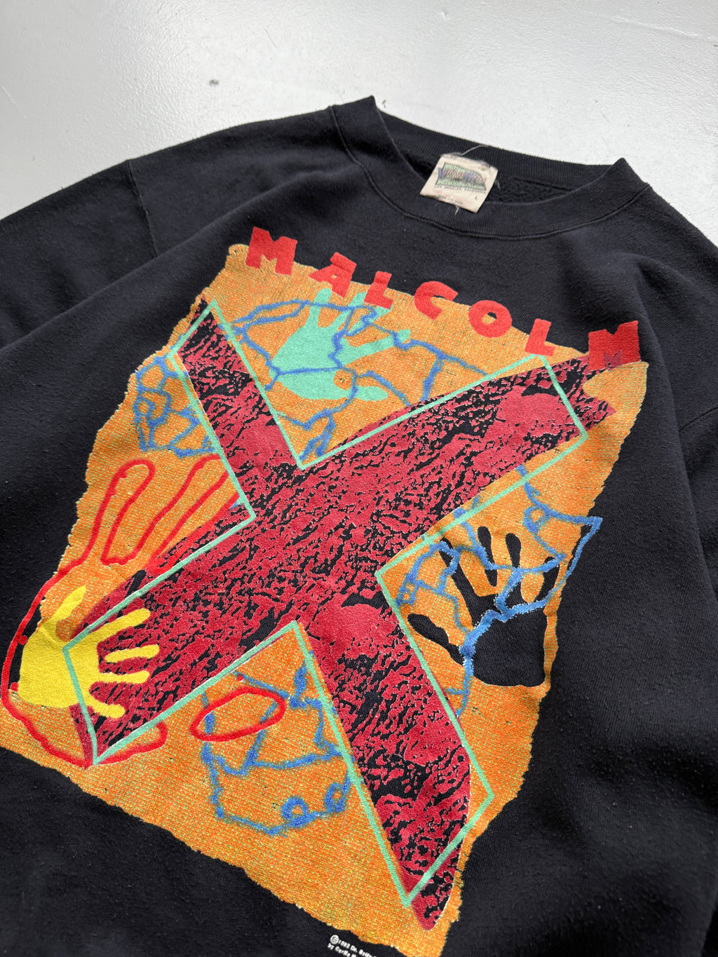 Rare Malcolm X 1992 Black Vintage Sweatshirt - Medium